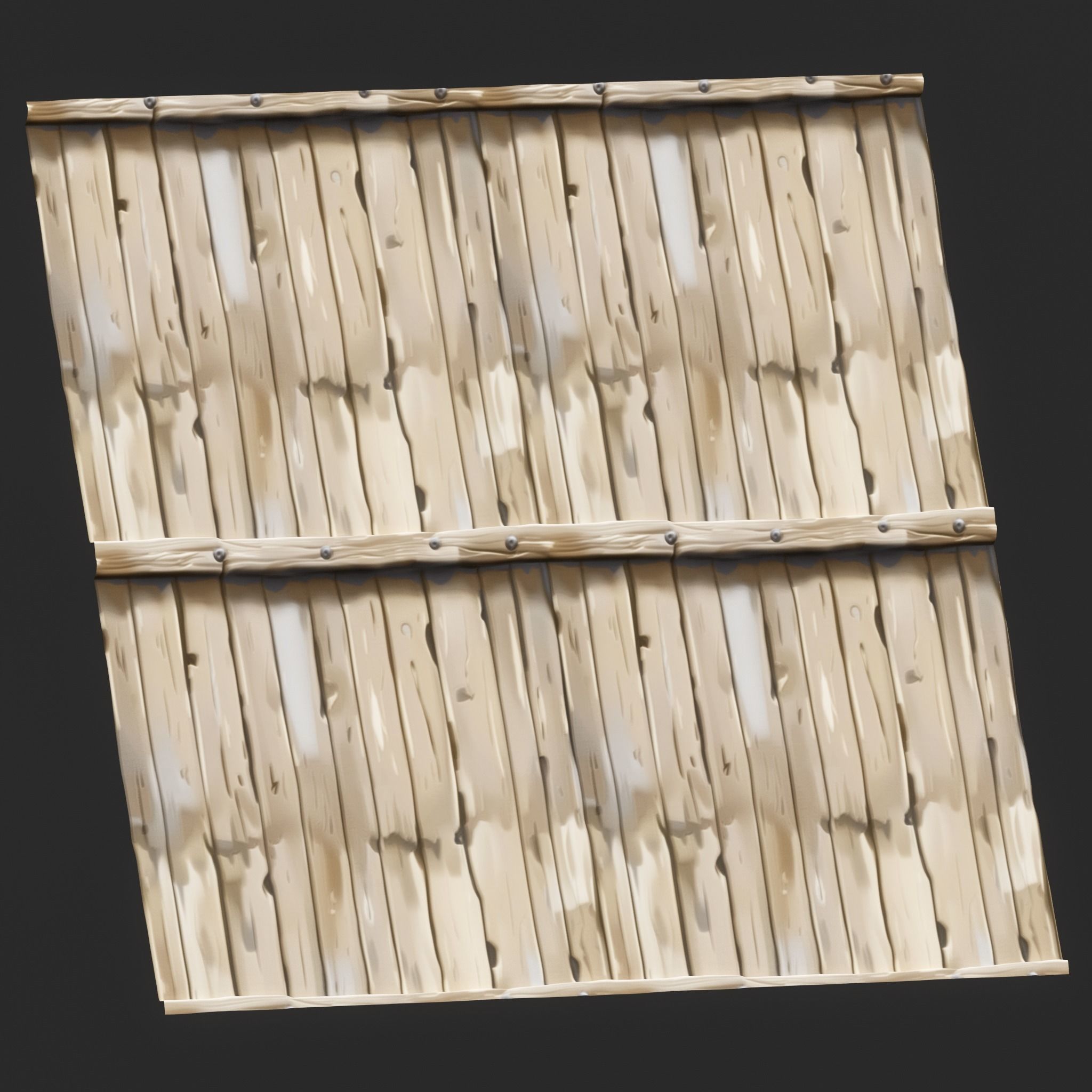 Stylized Wood Fence Seamless Texture  Texture_3