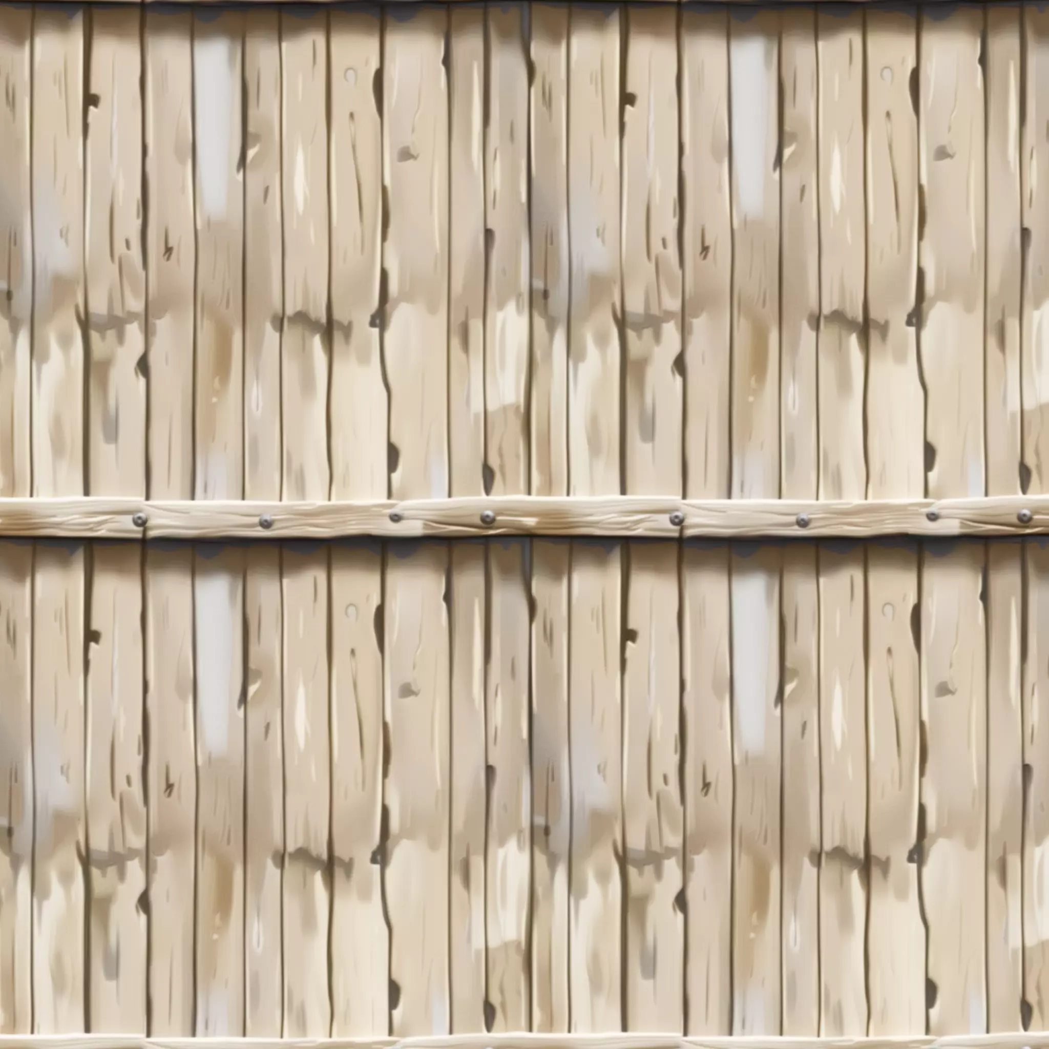 Stylized Wood Fence Seamless Texture  Texture_0