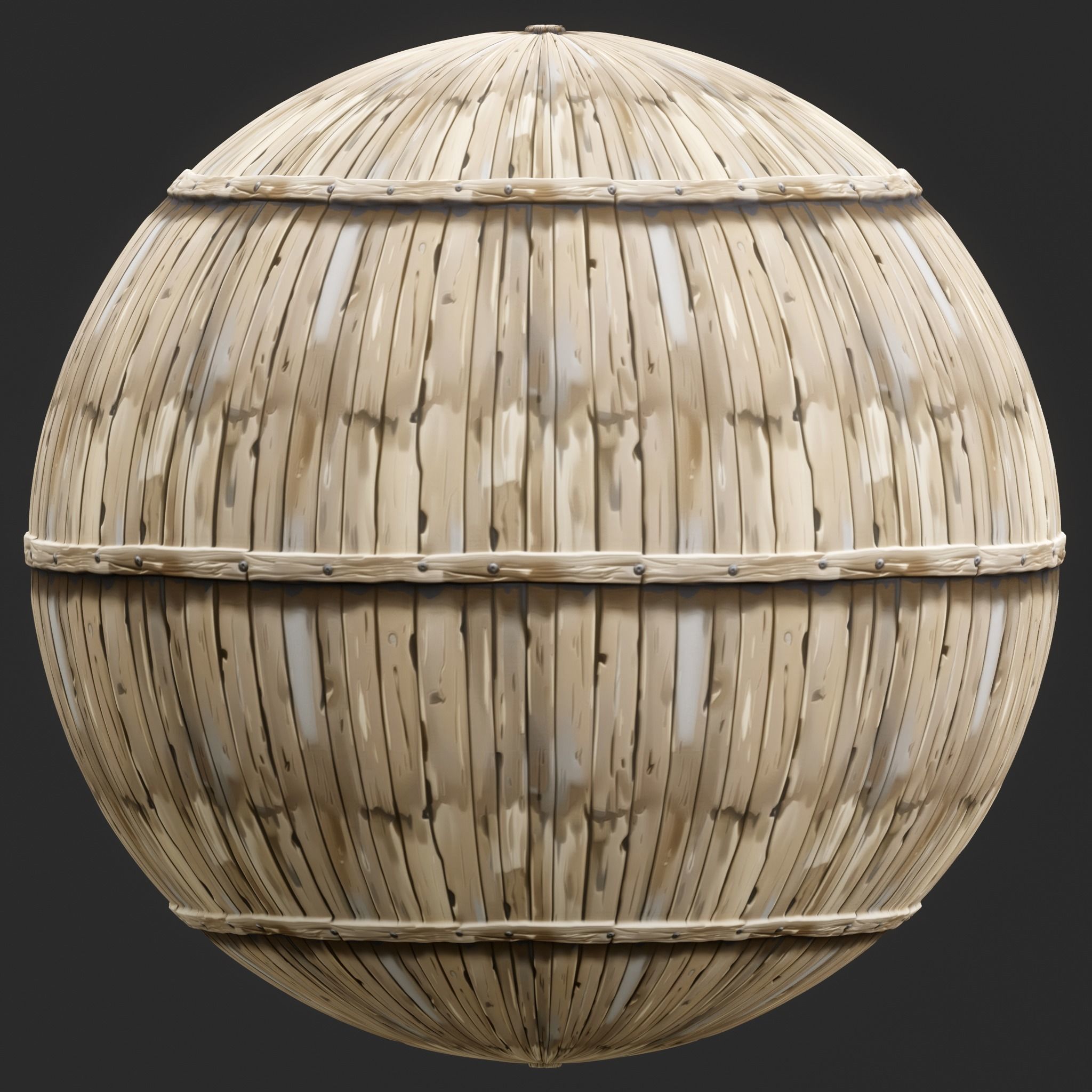 Stylized Wood Fence Seamless Texture  Texture_1