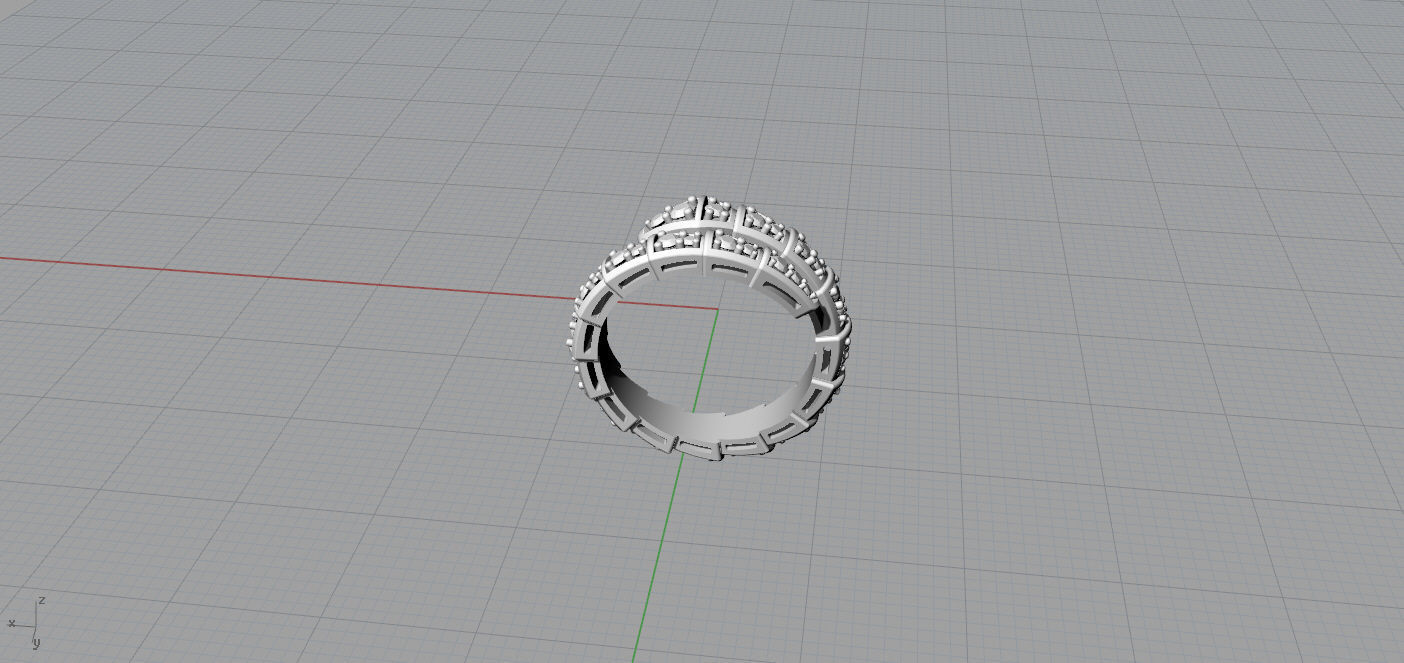 Bvlgari Serpenti Ring 3D print model_8