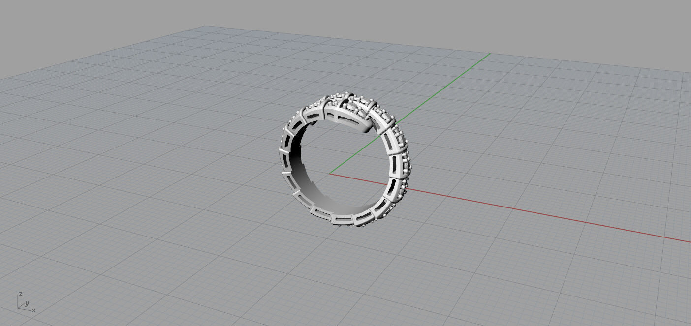 Bvlgari Serpenti Ring 3D print model_7
