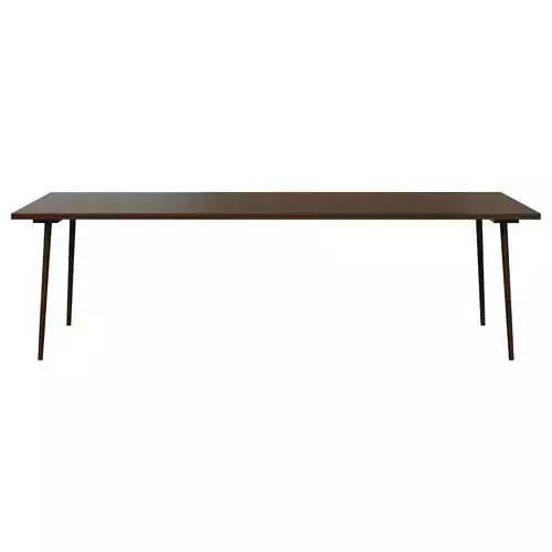 In Between SK6 Dining Table - Smoked Lacquered Oak