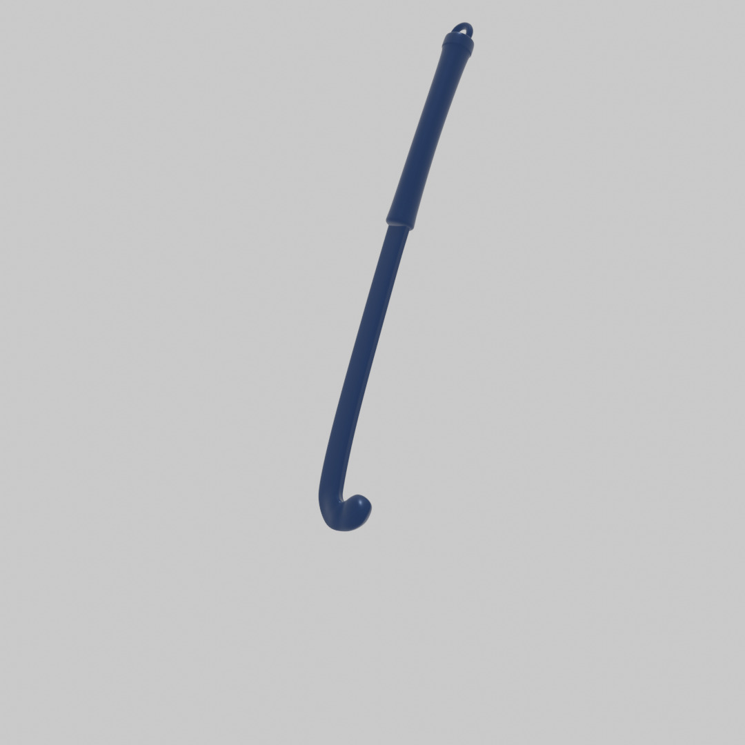  Field Hockey Stick Keychain  Printable 3D print model_4