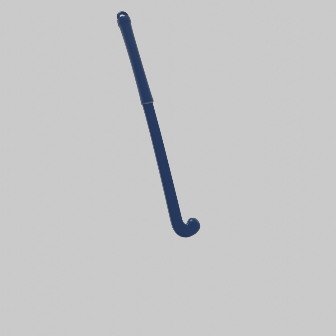  Field Hockey Stick Keychain  Printable 3D print model_3