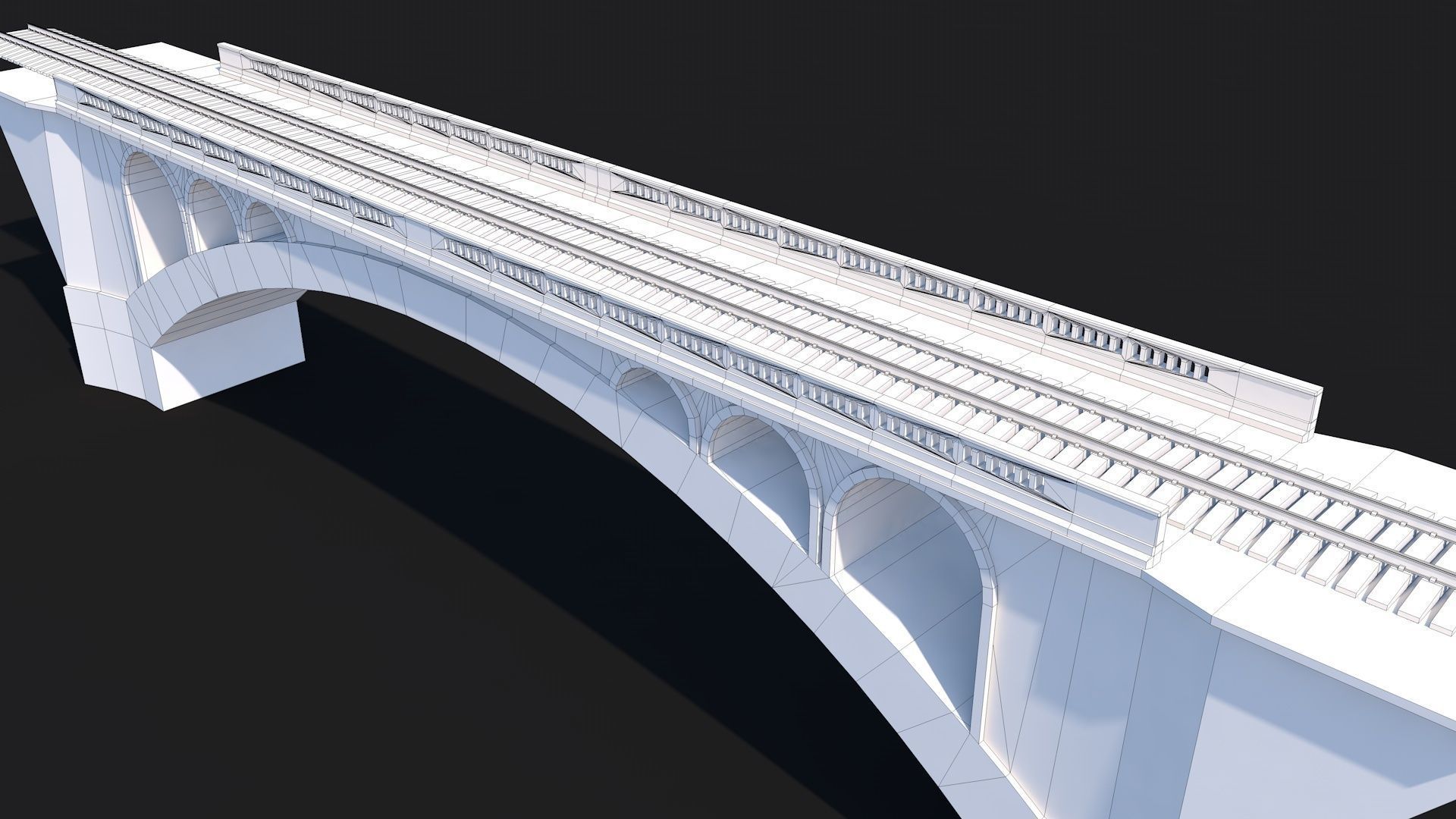 12 Famous Bridge Collection - Game Ready Low Poly  Low-poly 3D model_14