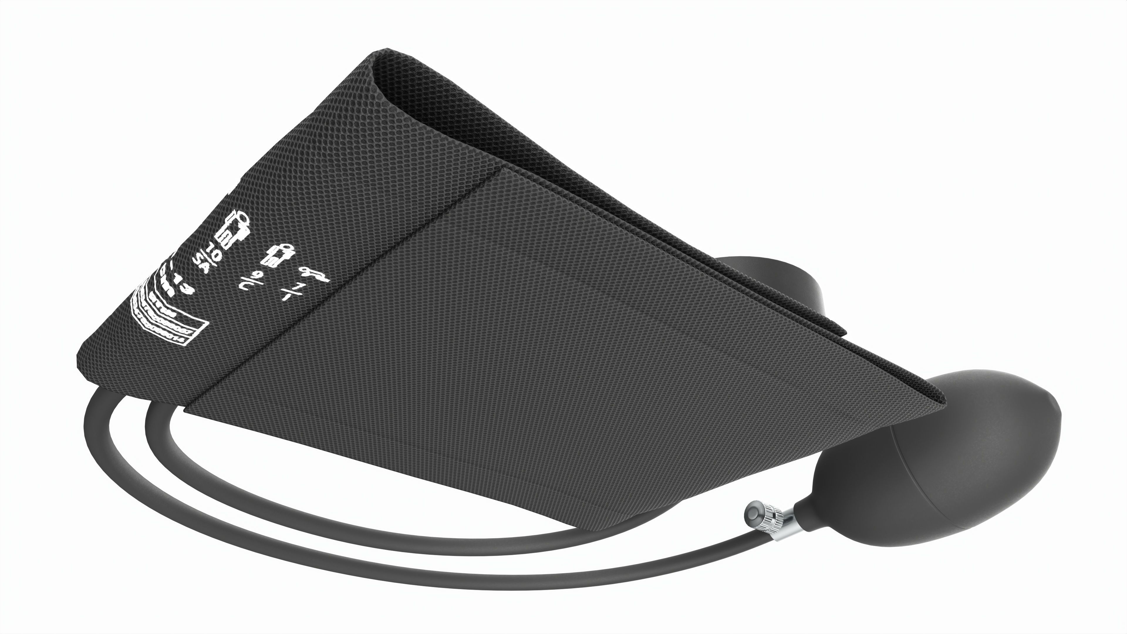 Portable Aneroid Sphygmomanometer with Nylon Cuff 3D model_3