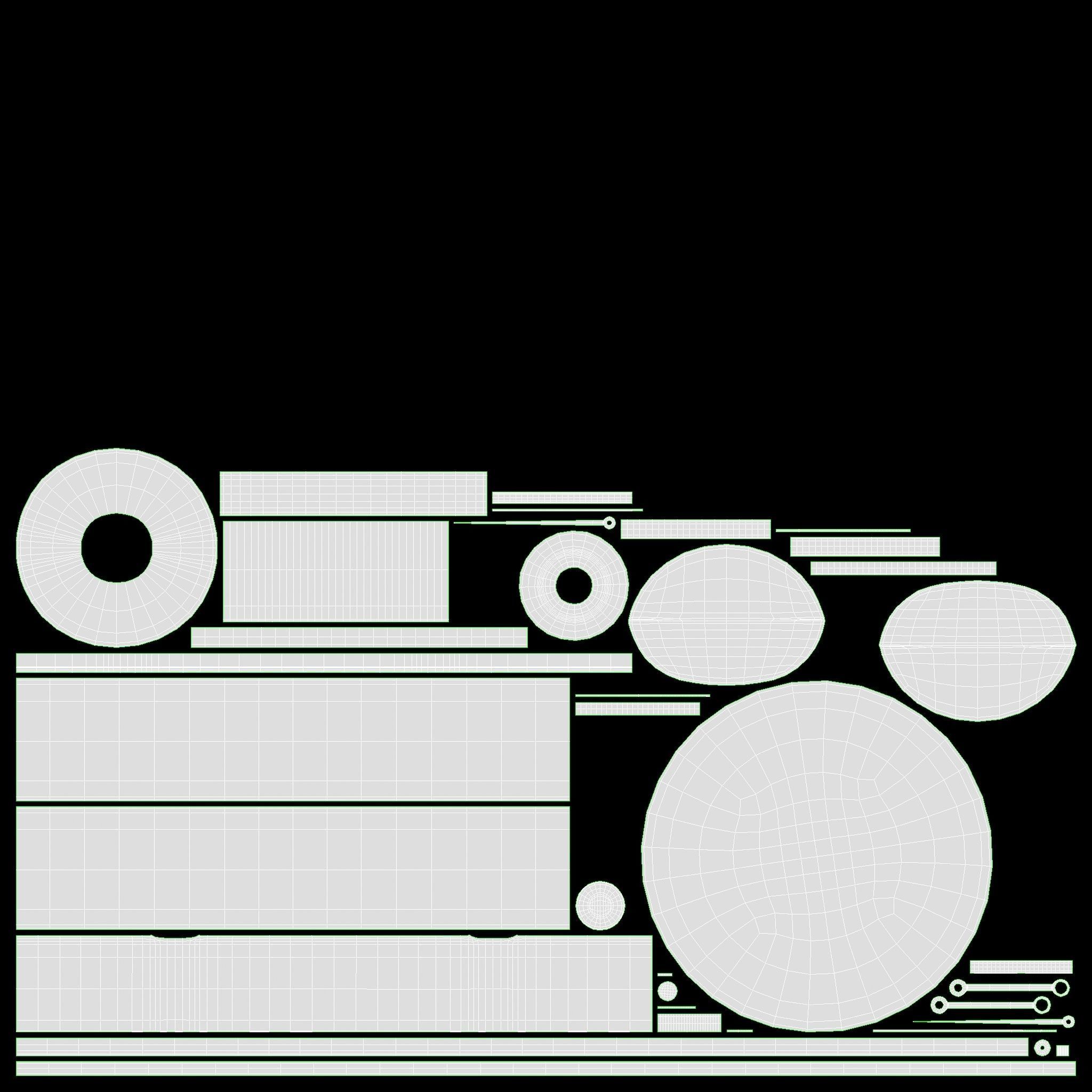 Portable Aneroid Sphygmomanometer with Nylon Cuff 3D model_12