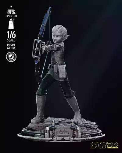 STAR WARS Omega Sculpture Tested for 3D Printing