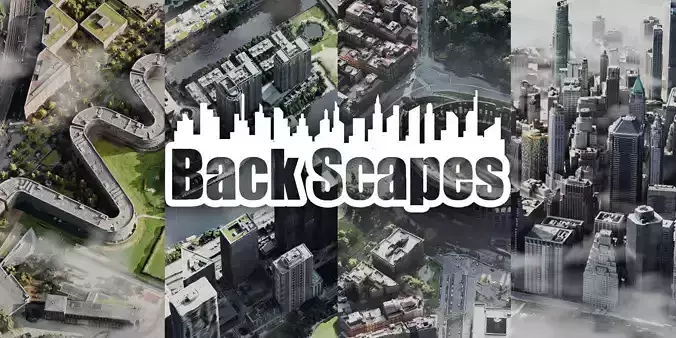 Back Scapes 120 assets city