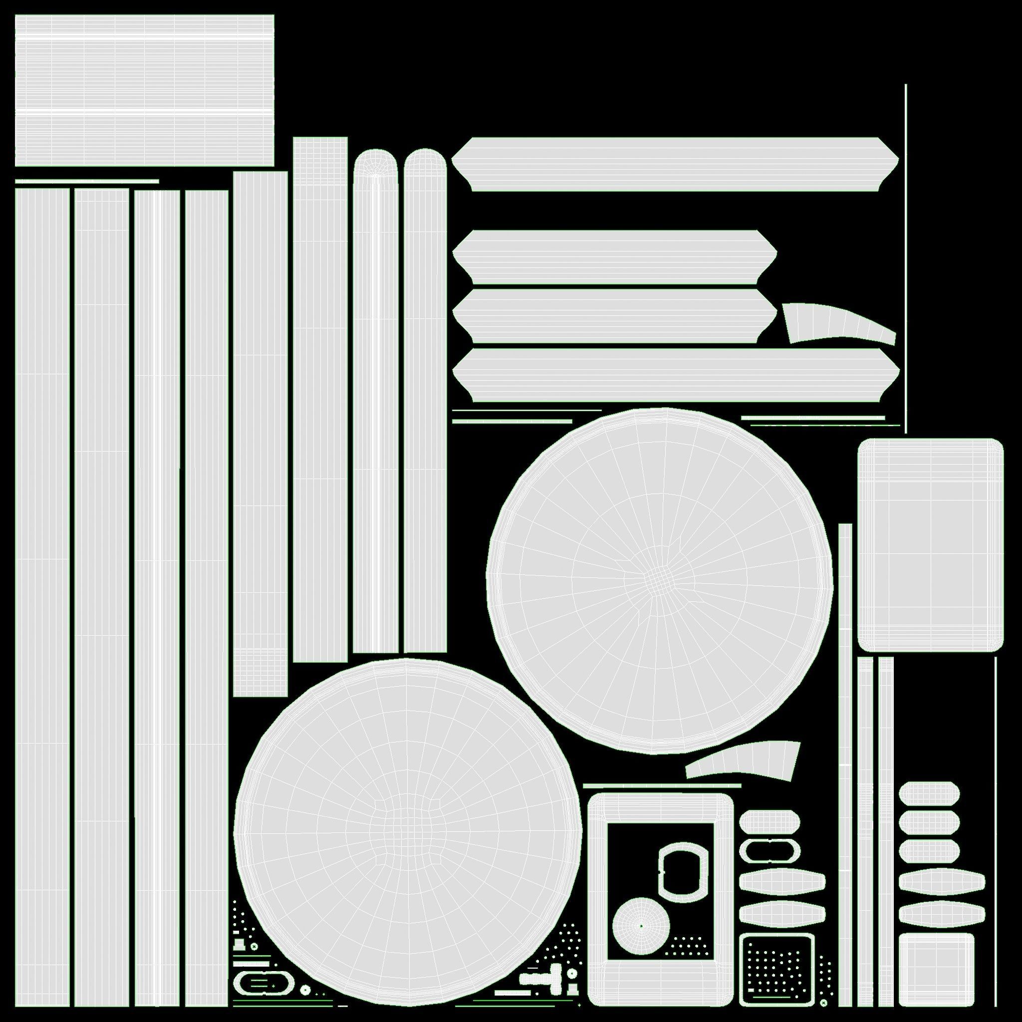 Store exhibition freestanding info tablet holder with poster 3D model_10