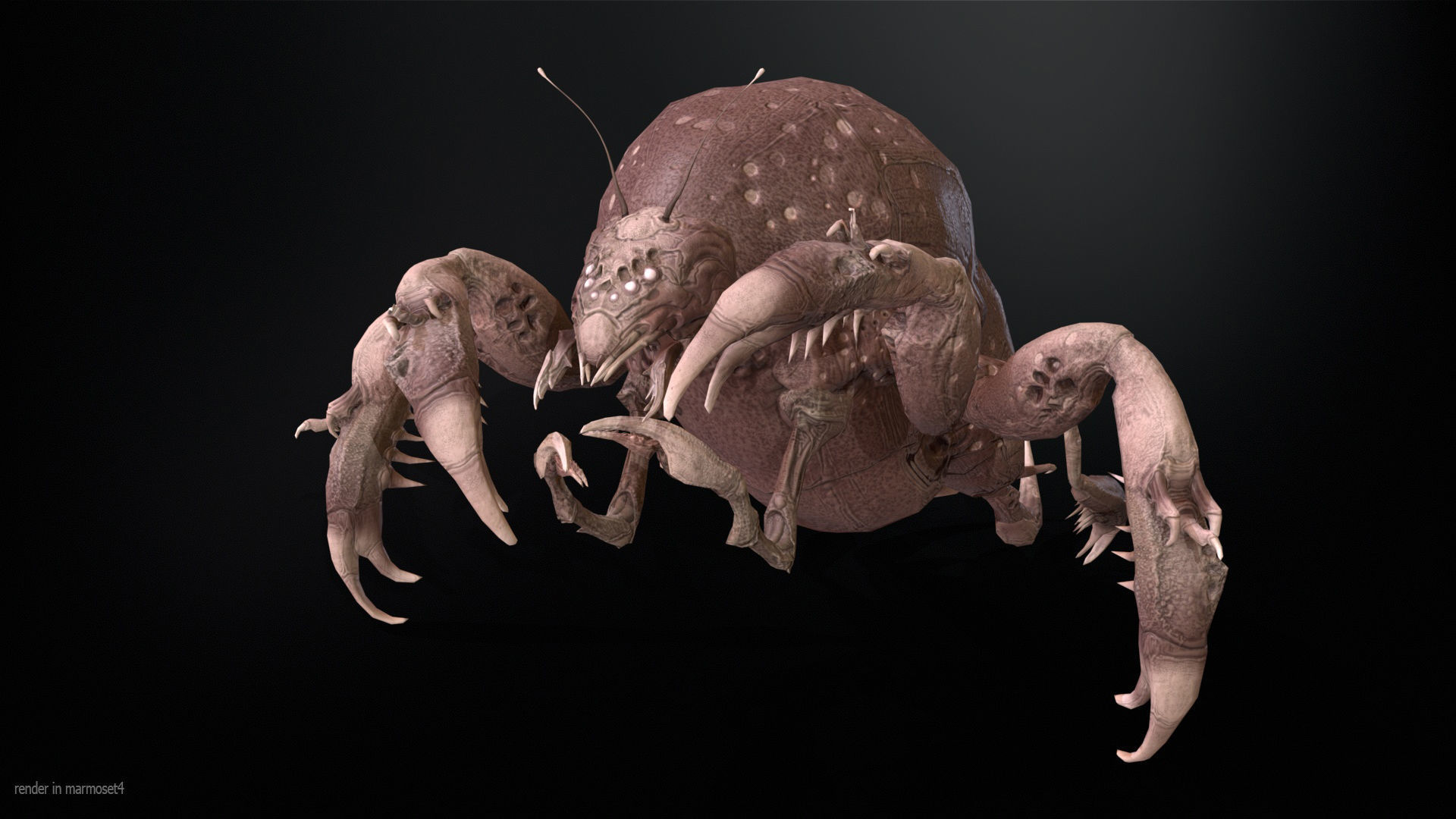 LandBug4 A1 Low-poly 3D model_4