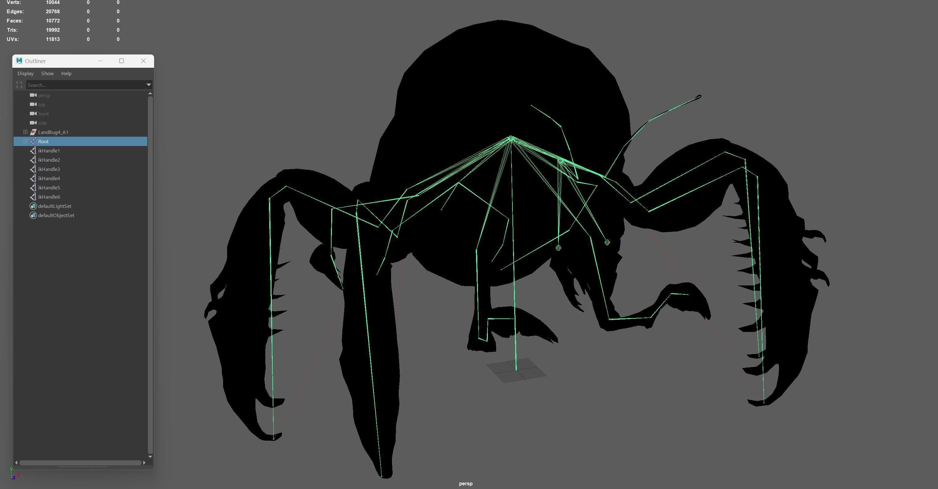 LandBug4 A1 Low-poly 3D model_32