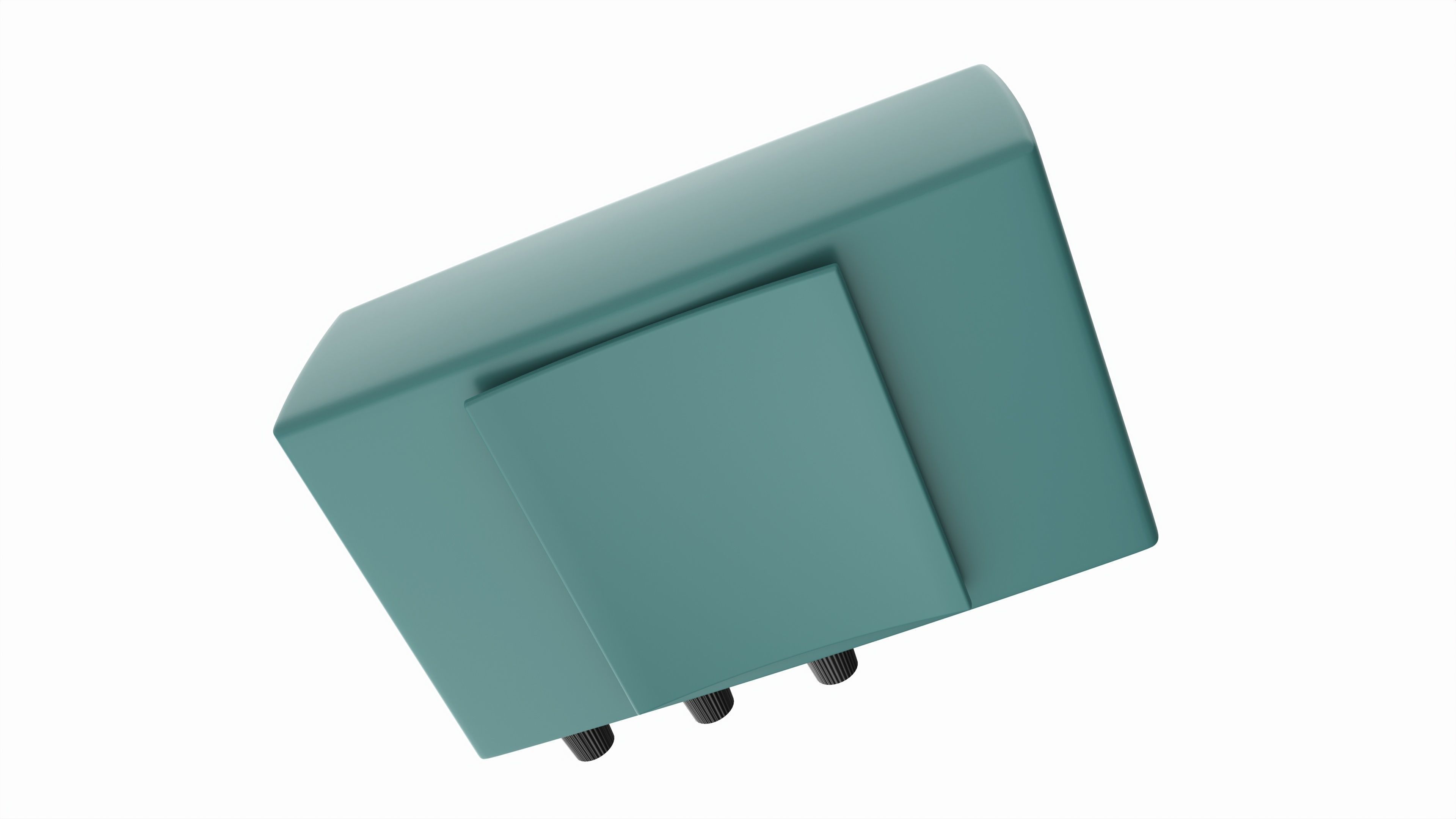 Vintage transistor radio 3D model_3