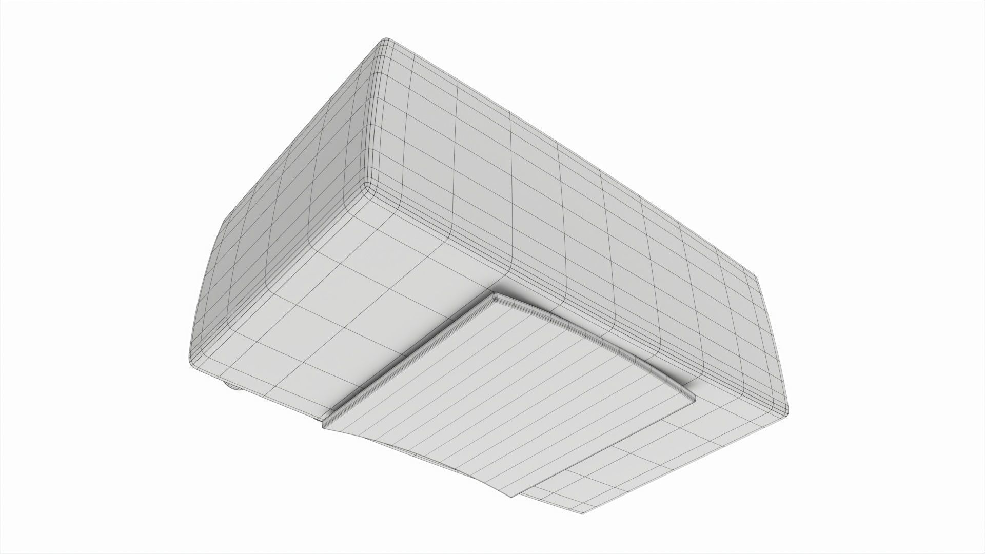 Vintage transistor radio 3D model_7