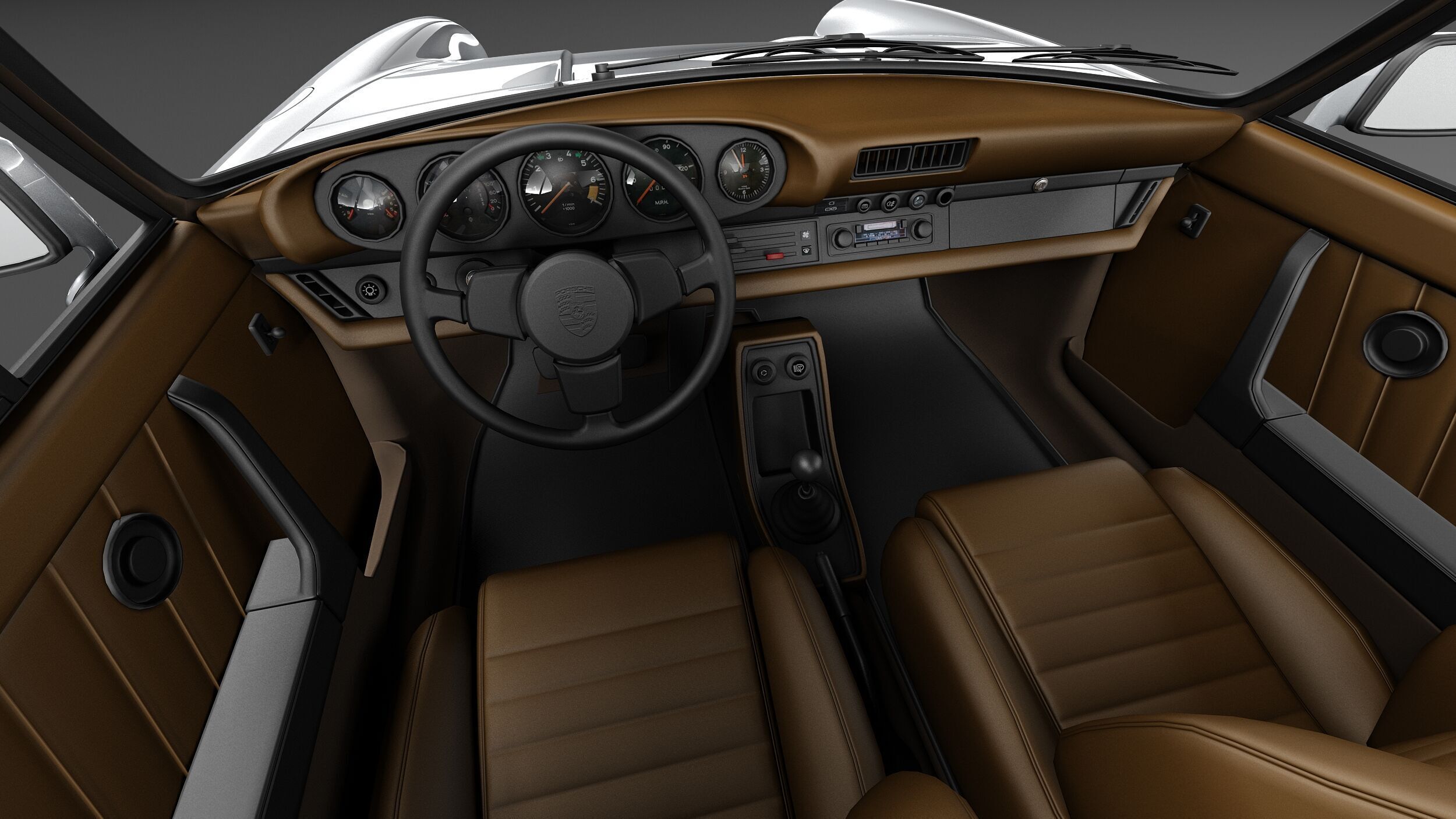 Porsche 911 930 Turbo 1975 3D model_16