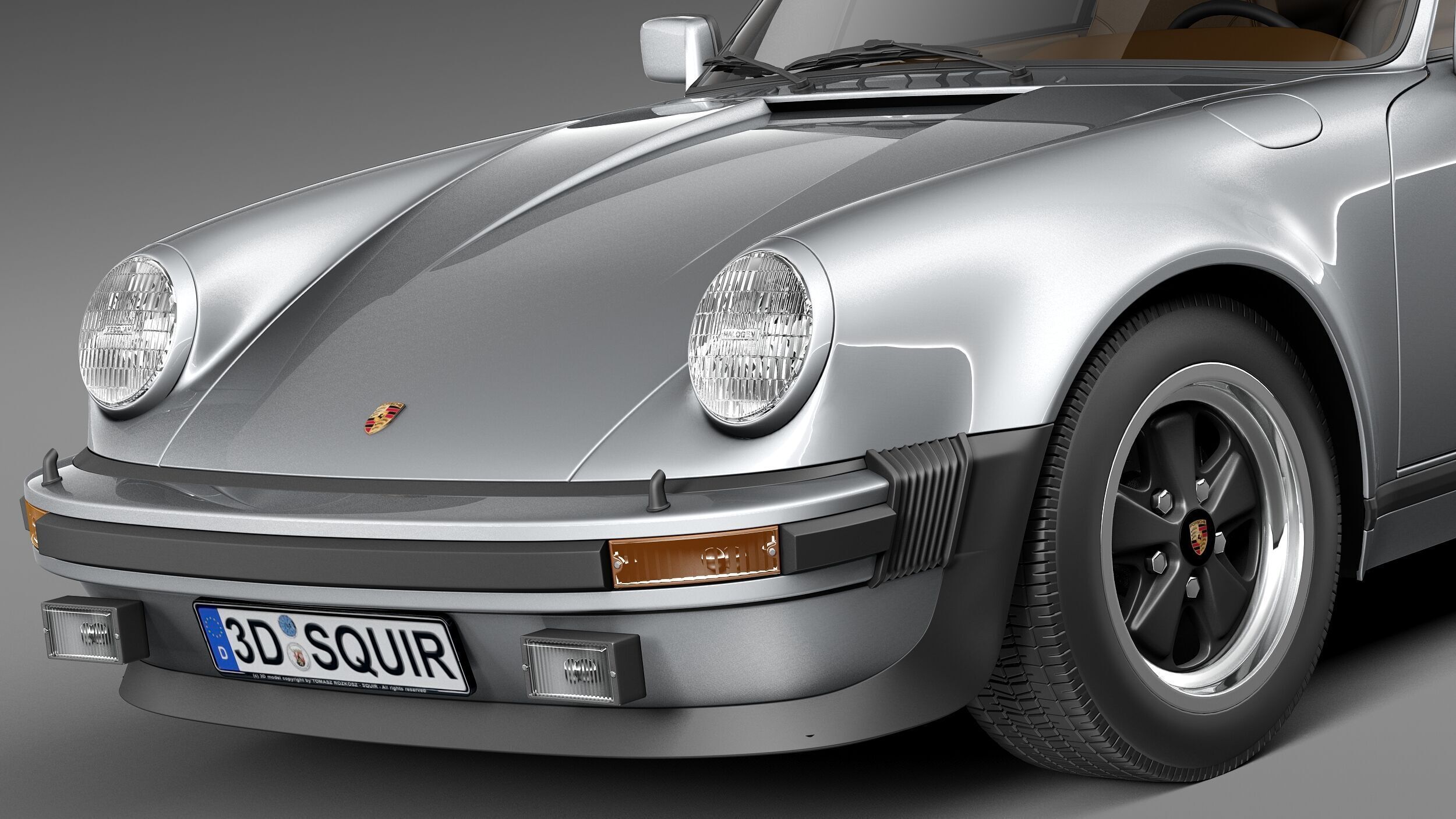 Porsche 911 930 Turbo 1975 3D model_2