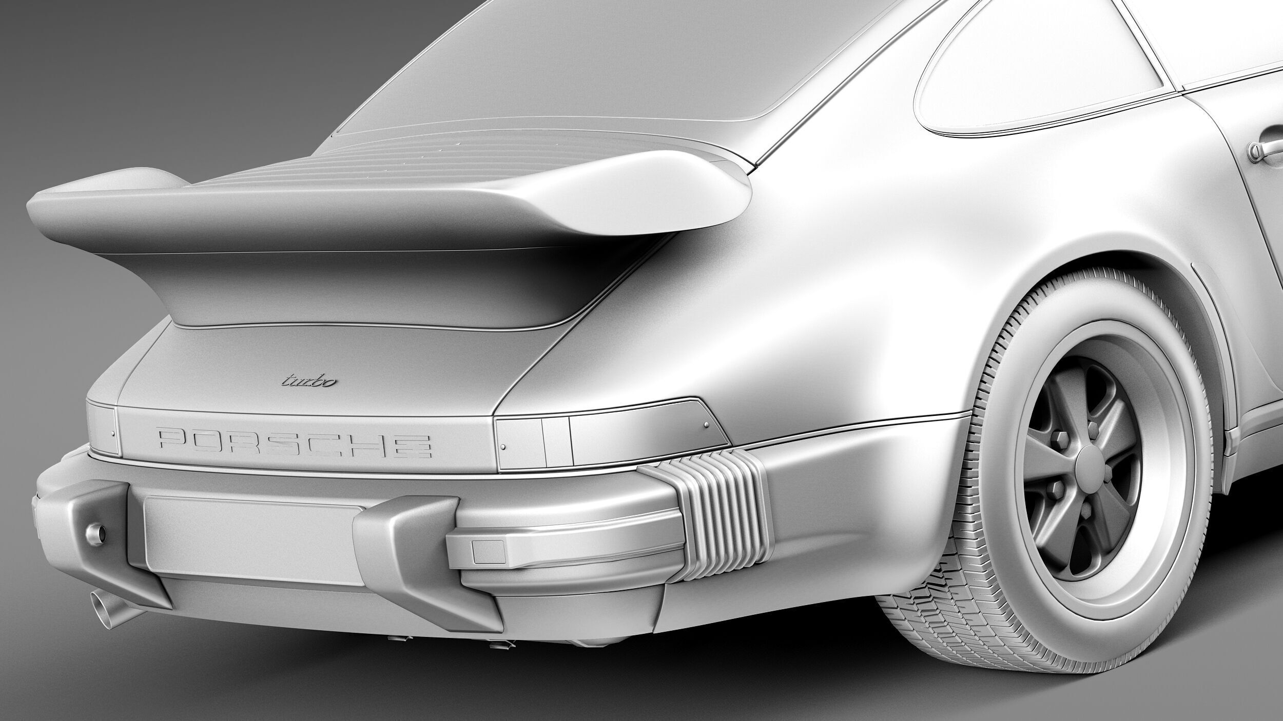 Porsche 911 930 Turbo 1975 3D model_11