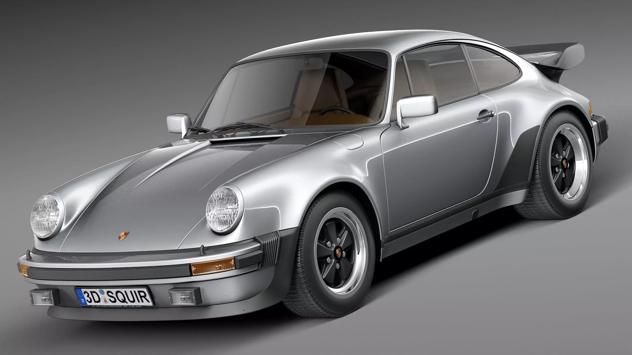Porsche 911 930 Turbo 1975 3D model_0