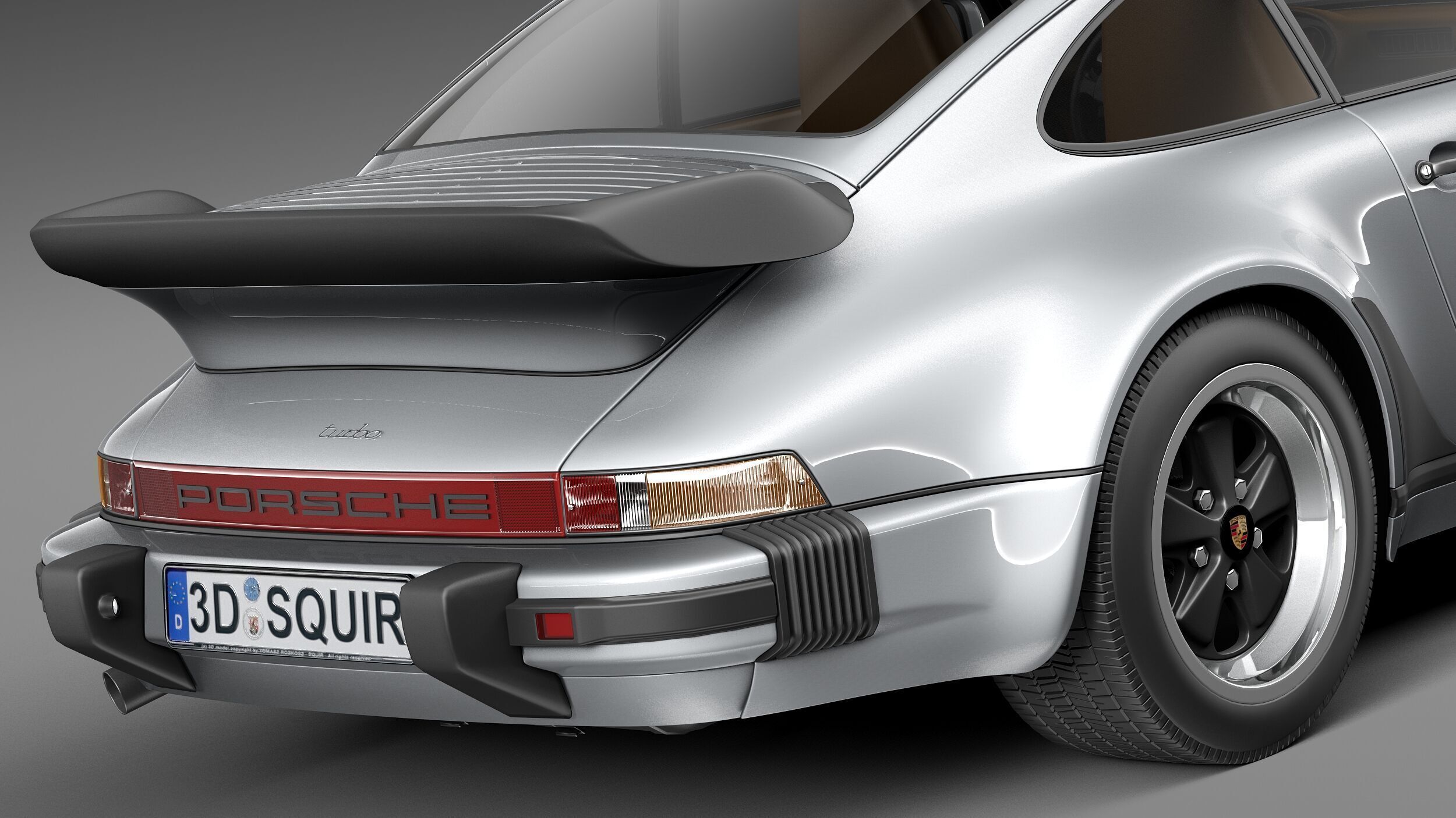 Porsche 911 930 Turbo 1975 3D model_3