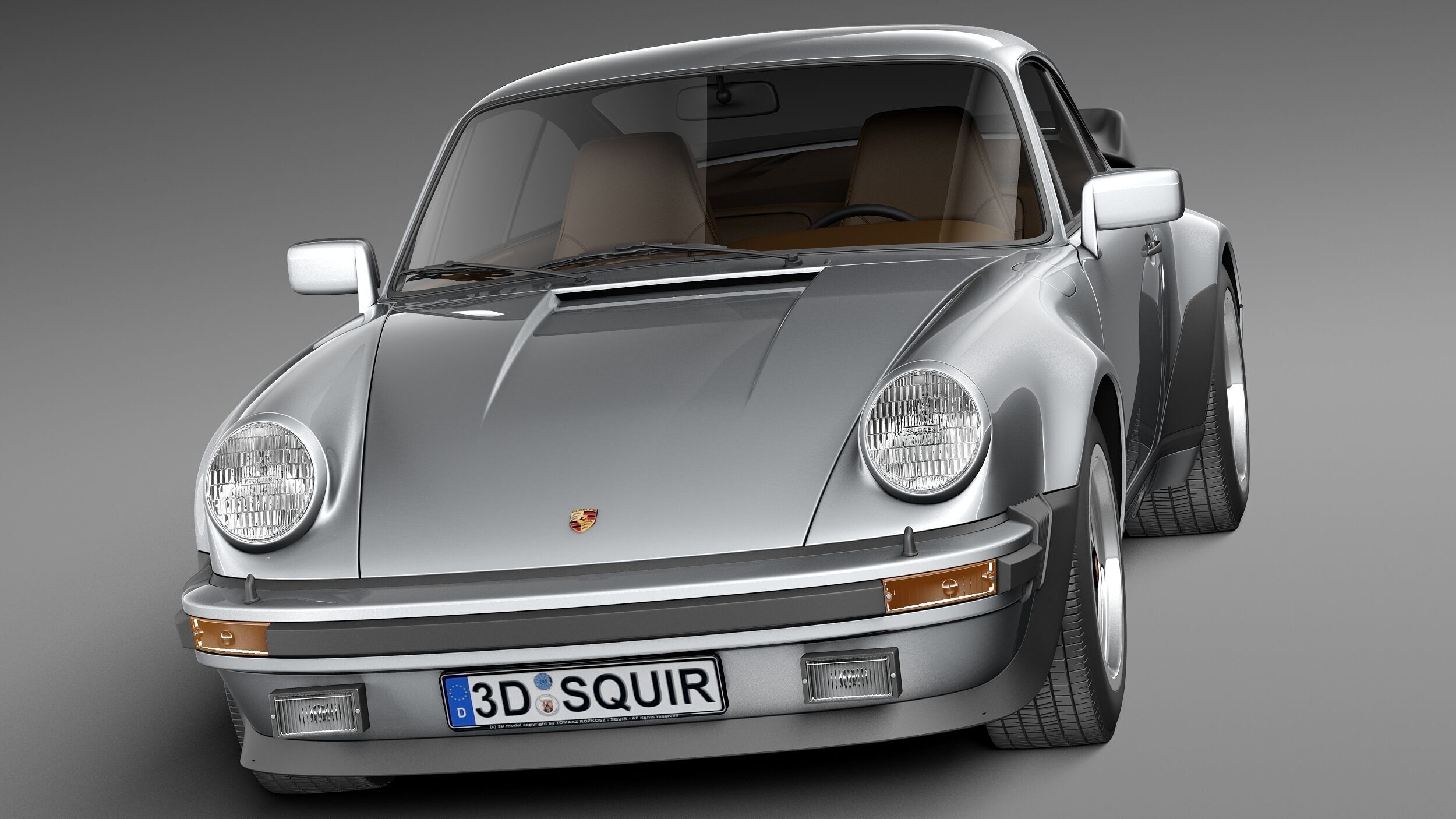 Porsche 911 930 Turbo 1975 3D model_1