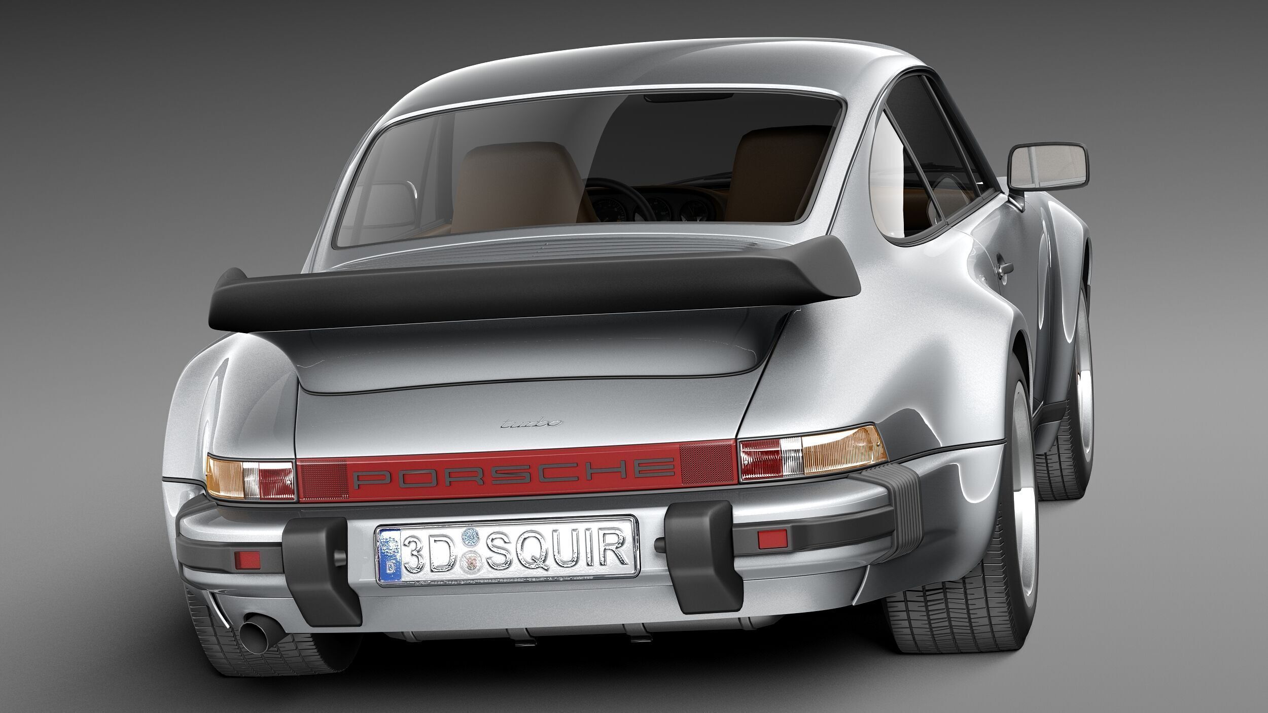 Porsche 911 930 Turbo 1975 3D model_5
