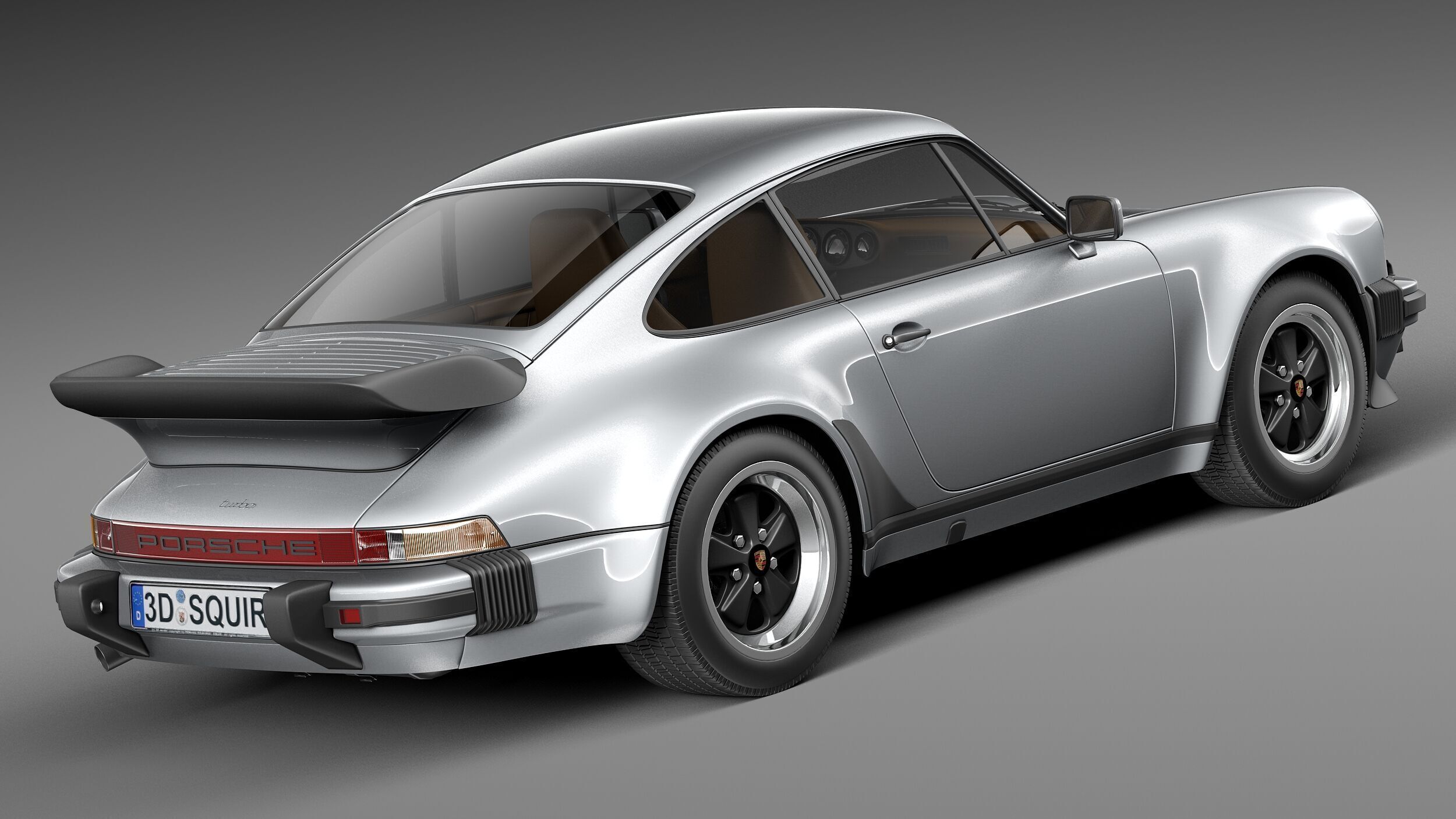 Porsche 911 930 Turbo 1975 3D model_4