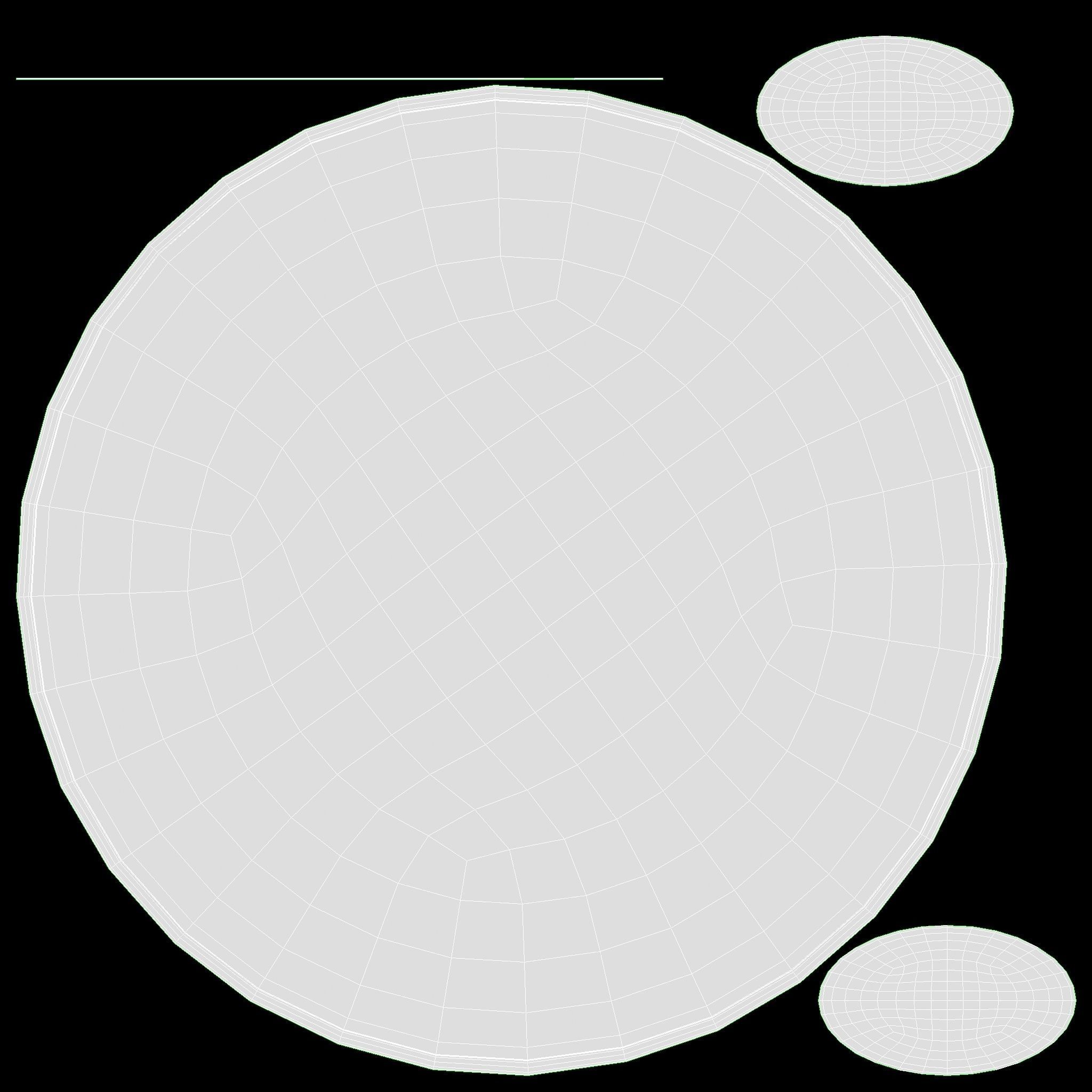 Amateur newtonian reflector telescope with tripod 3D model_15