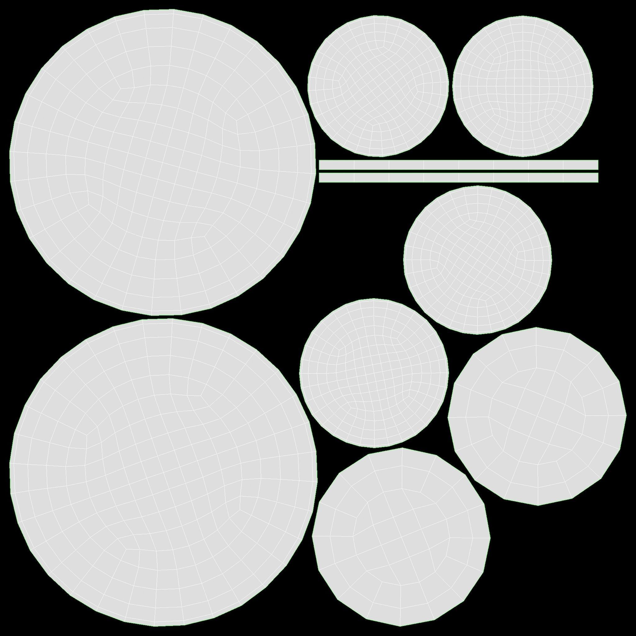 Amateur newtonian reflector telescope with tripod 3D model_13