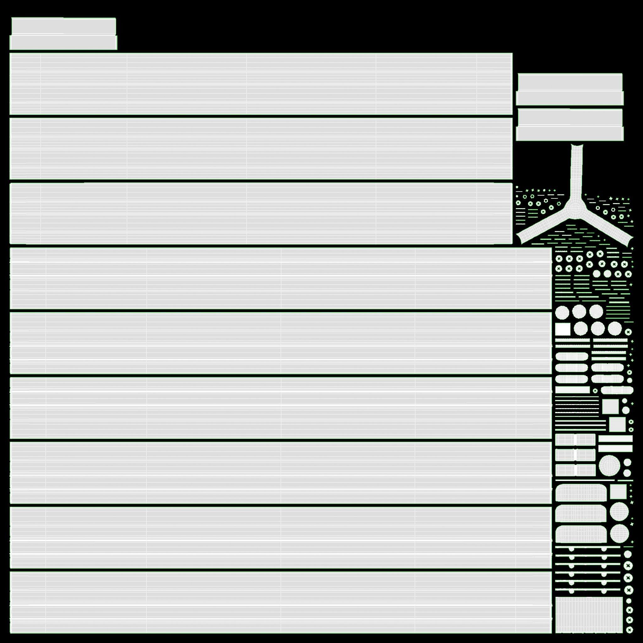 Amateur newtonian reflector telescope with tripod 3D model_17