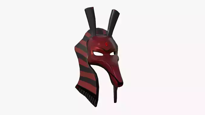 Seth Mask A10 - Egyptian Gods Character Clothing Low-poly 3D model