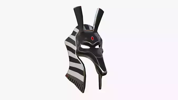 Seth Mask A05 - Egyptian Gods Character Clothing Low-poly 3D model
