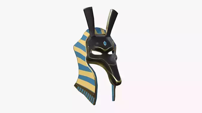 Seth Mask A04 - Egyptian Gods Character Clothing Low-poly 3D model