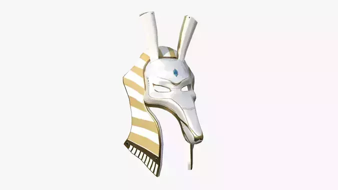 Seth Mask A03 - Egyptian Gods Character Clothing Low-poly 3D model