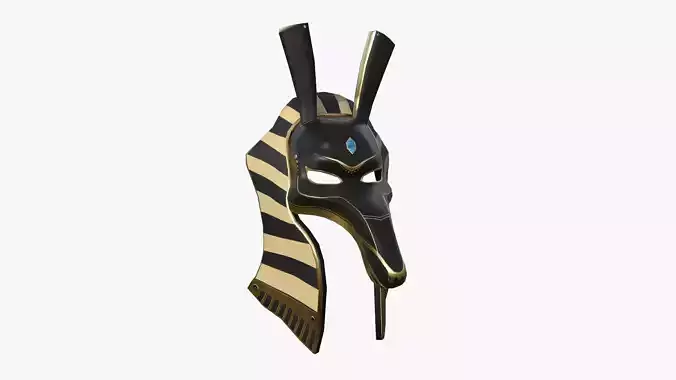 Seth Mask A02 - Egyptian Gods Character Clothing Low-poly 3D model