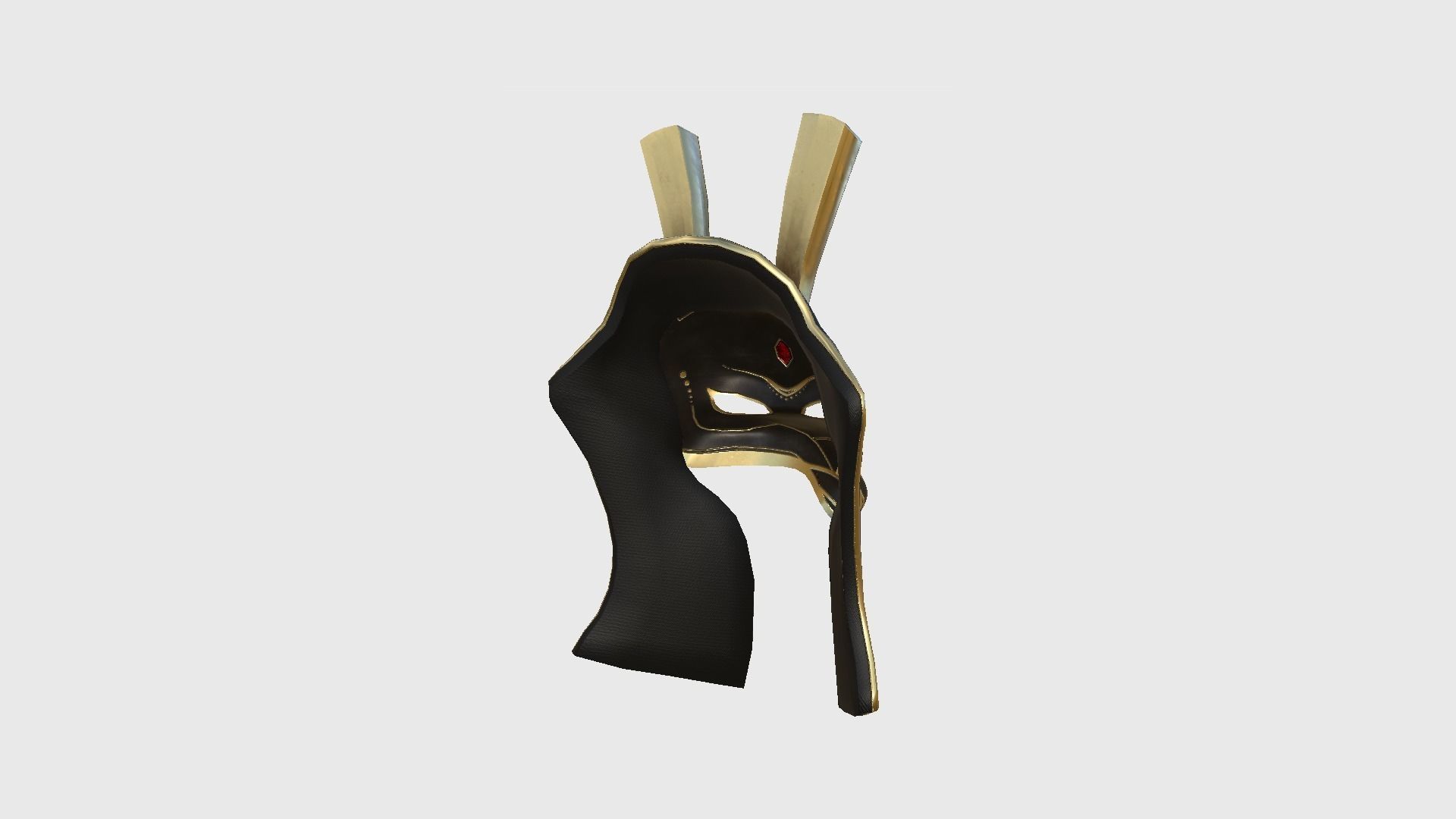 Seth Mask A01 - Egyptian Gods Character Clothing Low-poly 3D model_4