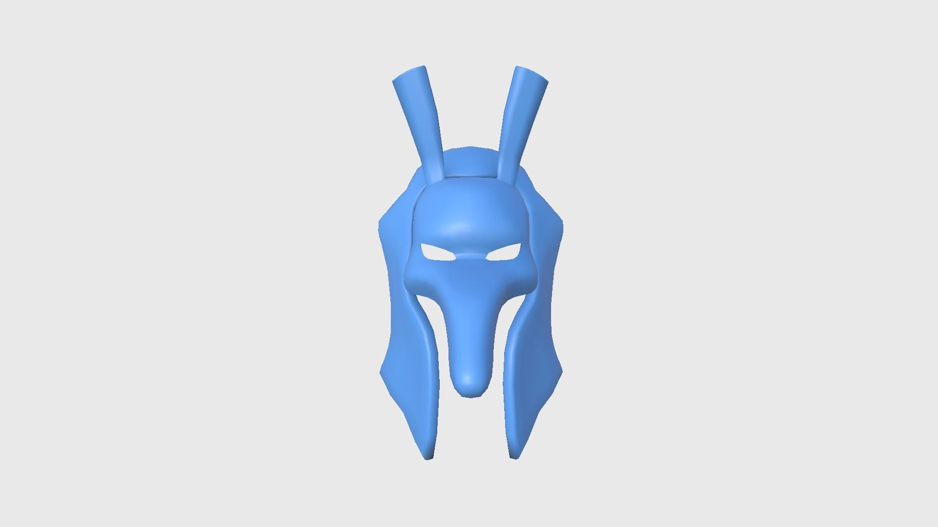 Seth Mask A01 - Egyptian Gods Character Clothing Low-poly 3D model_7