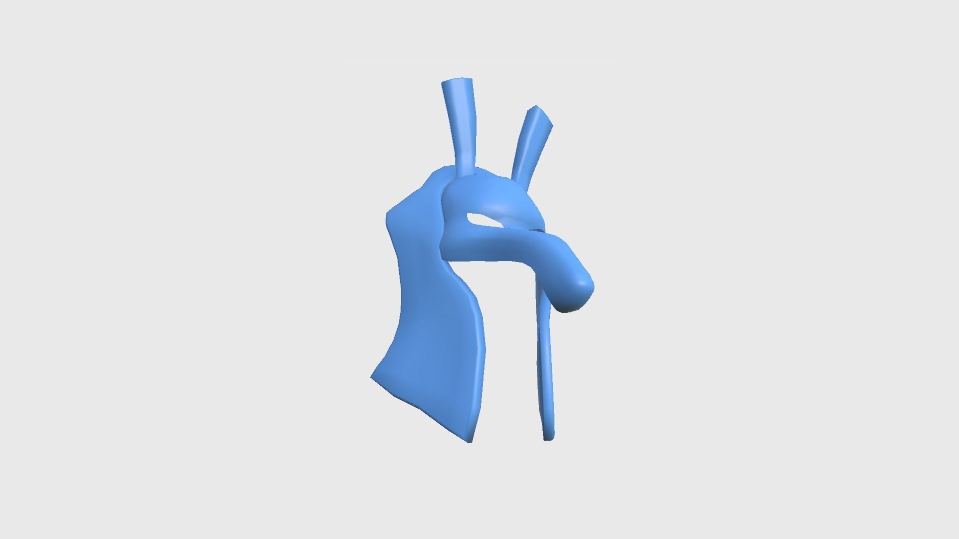 Seth Mask A01 - Egyptian Gods Character Clothing Low-poly 3D model_14