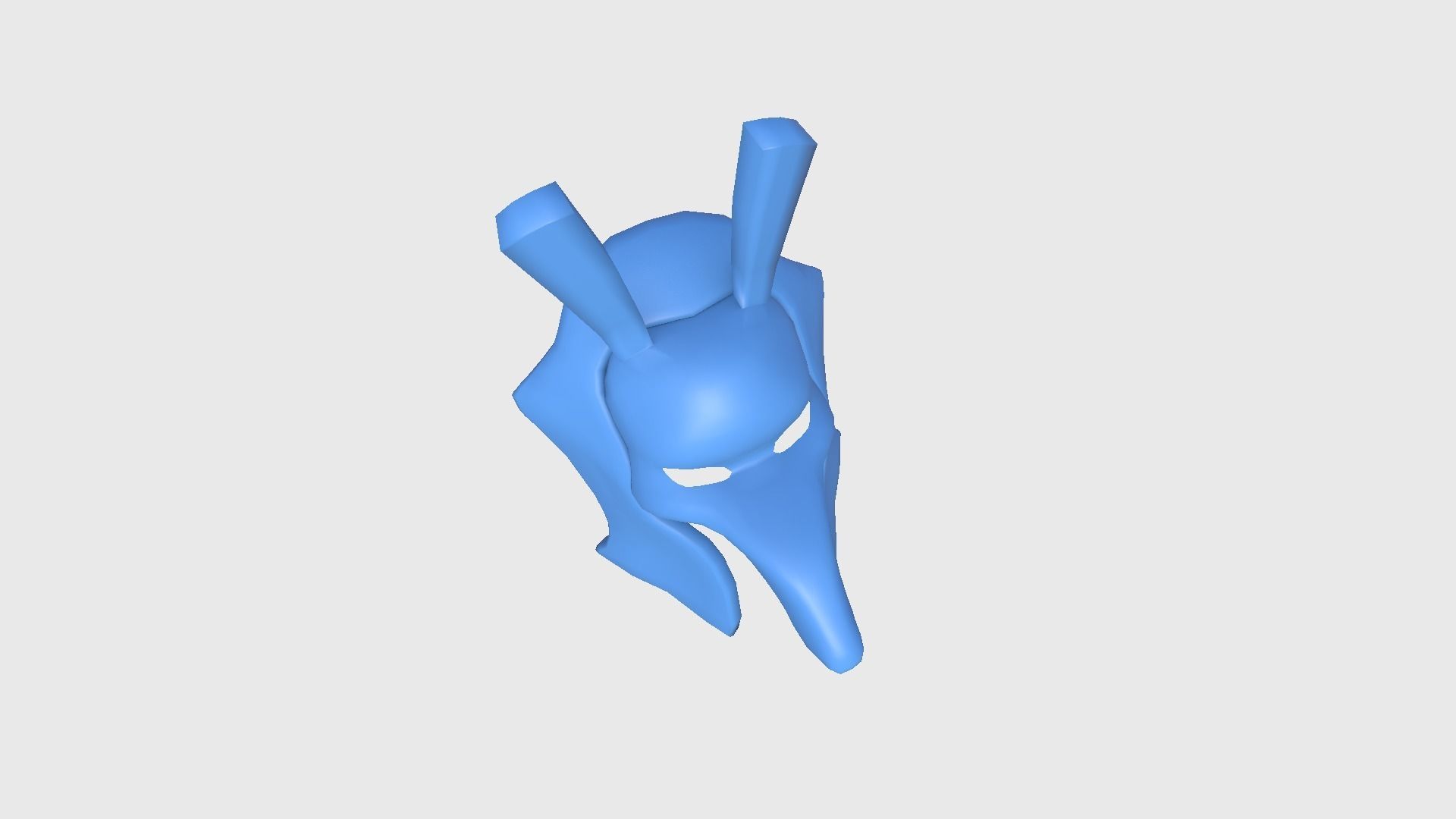 Seth Mask A01 - Egyptian Gods Character Clothing Low-poly 3D model_11