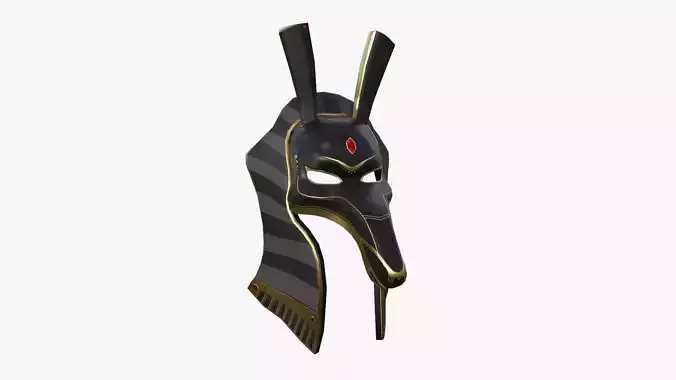 Seth Mask A01 - Egyptian Gods Character Clothing Low-poly 3D model