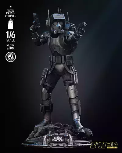 STAR WARS Tech Sculpture Tested for 3D Printing 