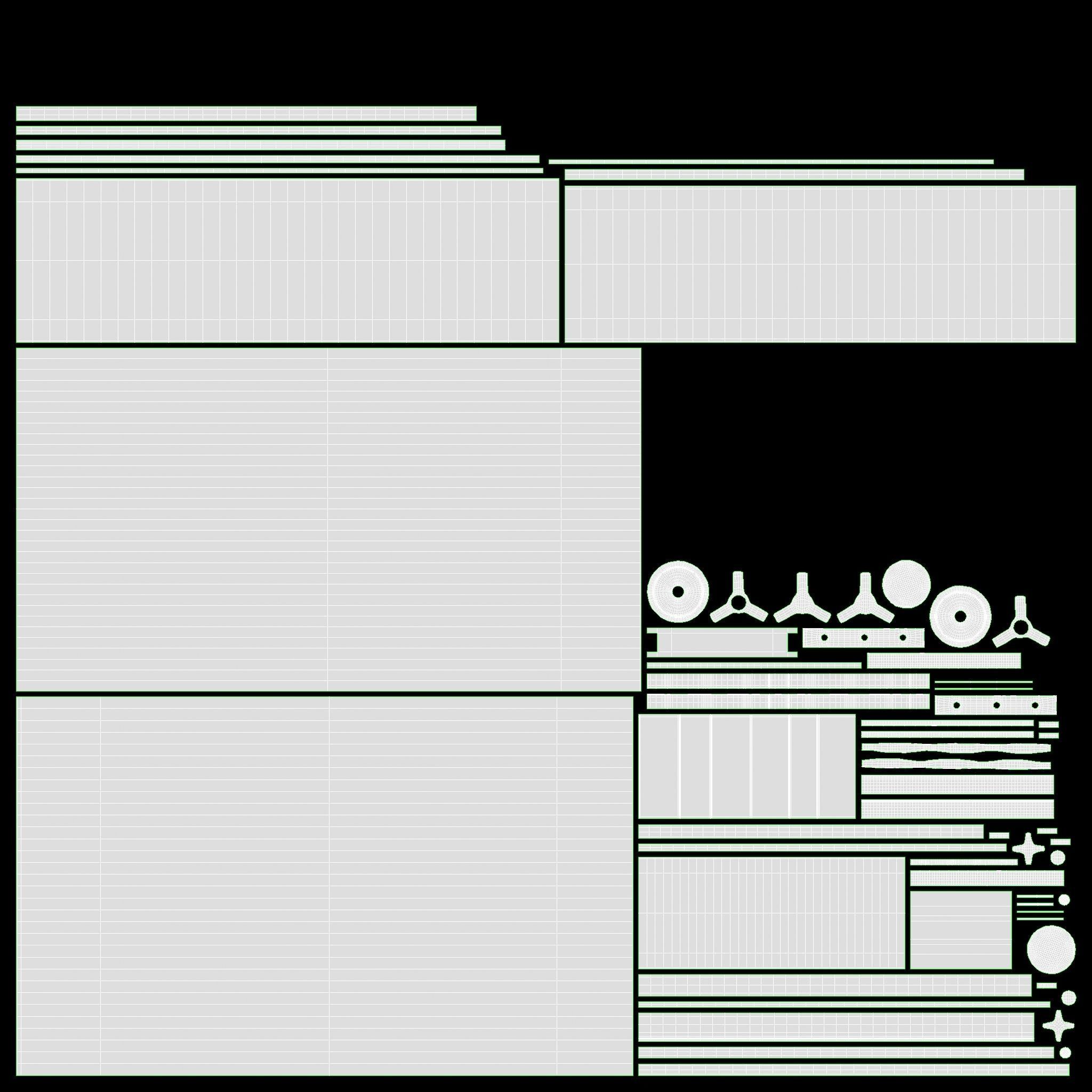 Amateur refractor telescope with tripod 3D model_13