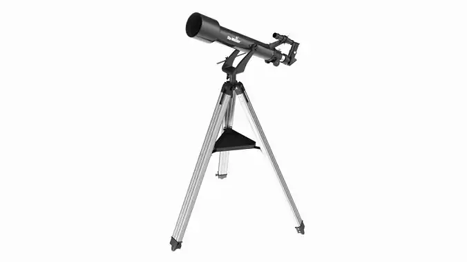 Amateur refractor telescope with tripod