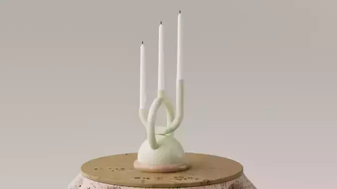 PORTA VELAS - CANDELABRO 3D print model