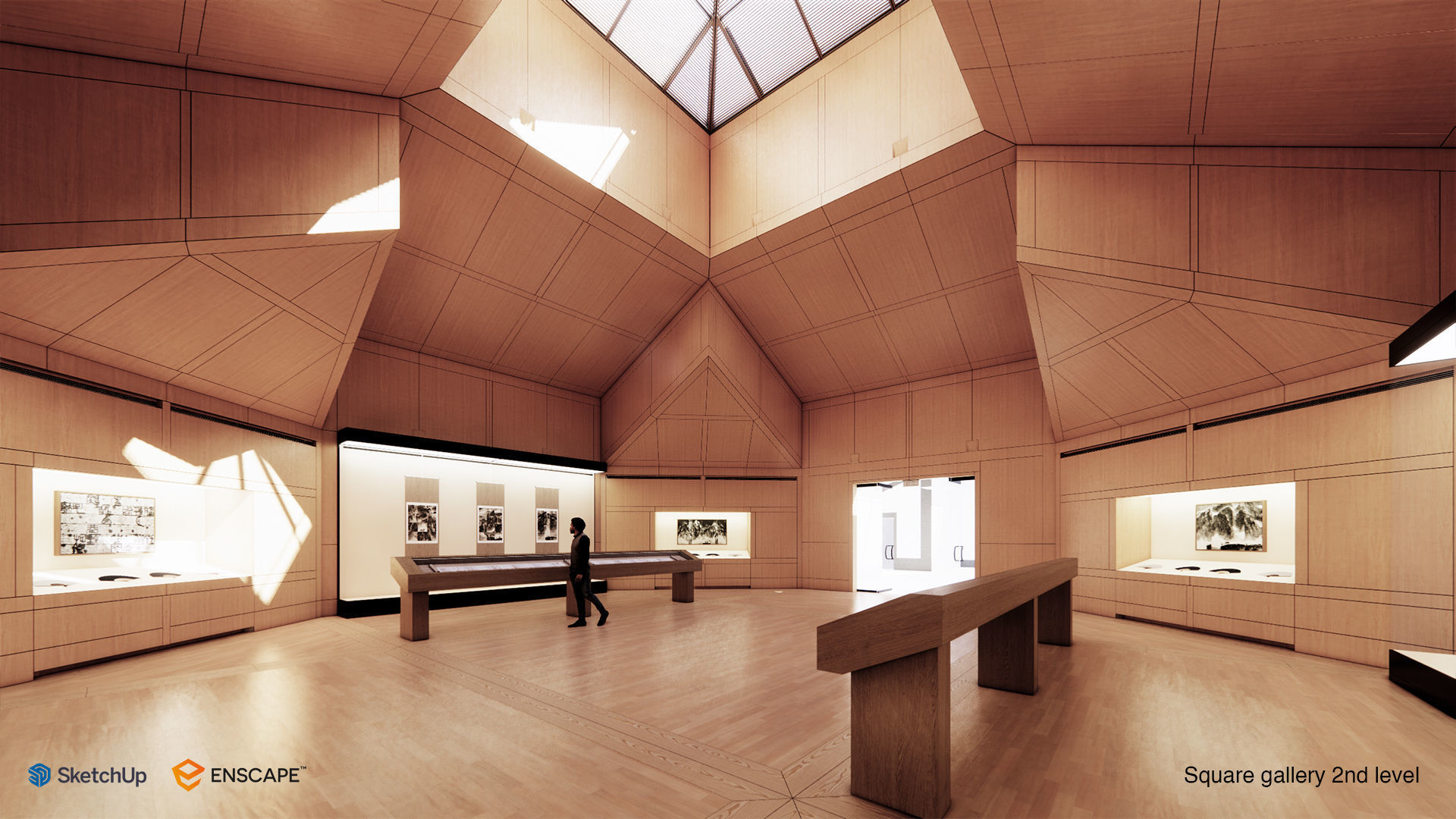 Suzhou Museum - Entire building and Art galleries 3D model_26