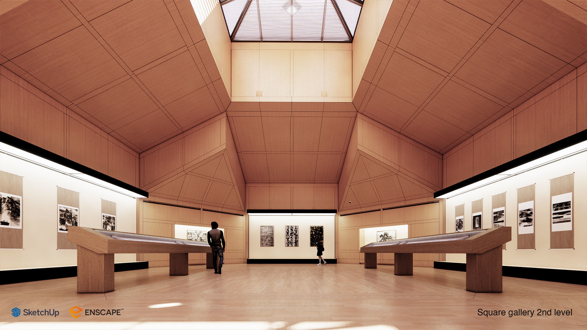 Suzhou Museum - Entire building and Art galleries 3D model_27