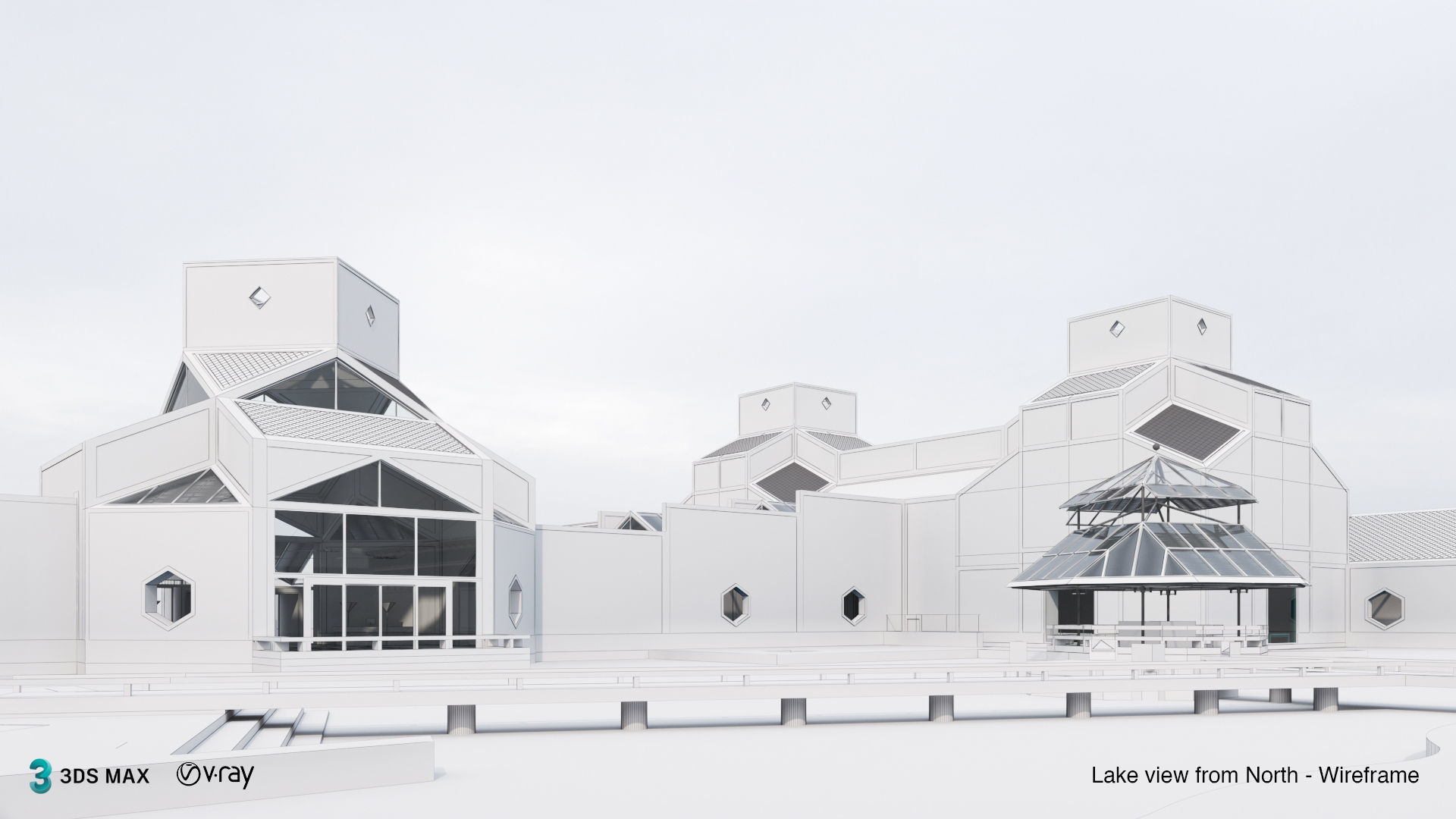 Suzhou Museum - Entire building and Art galleries 3D model_9