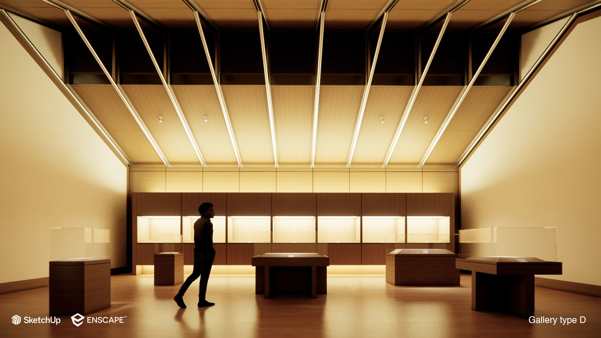 Suzhou Museum - Entire building and Art galleries 3D model_39