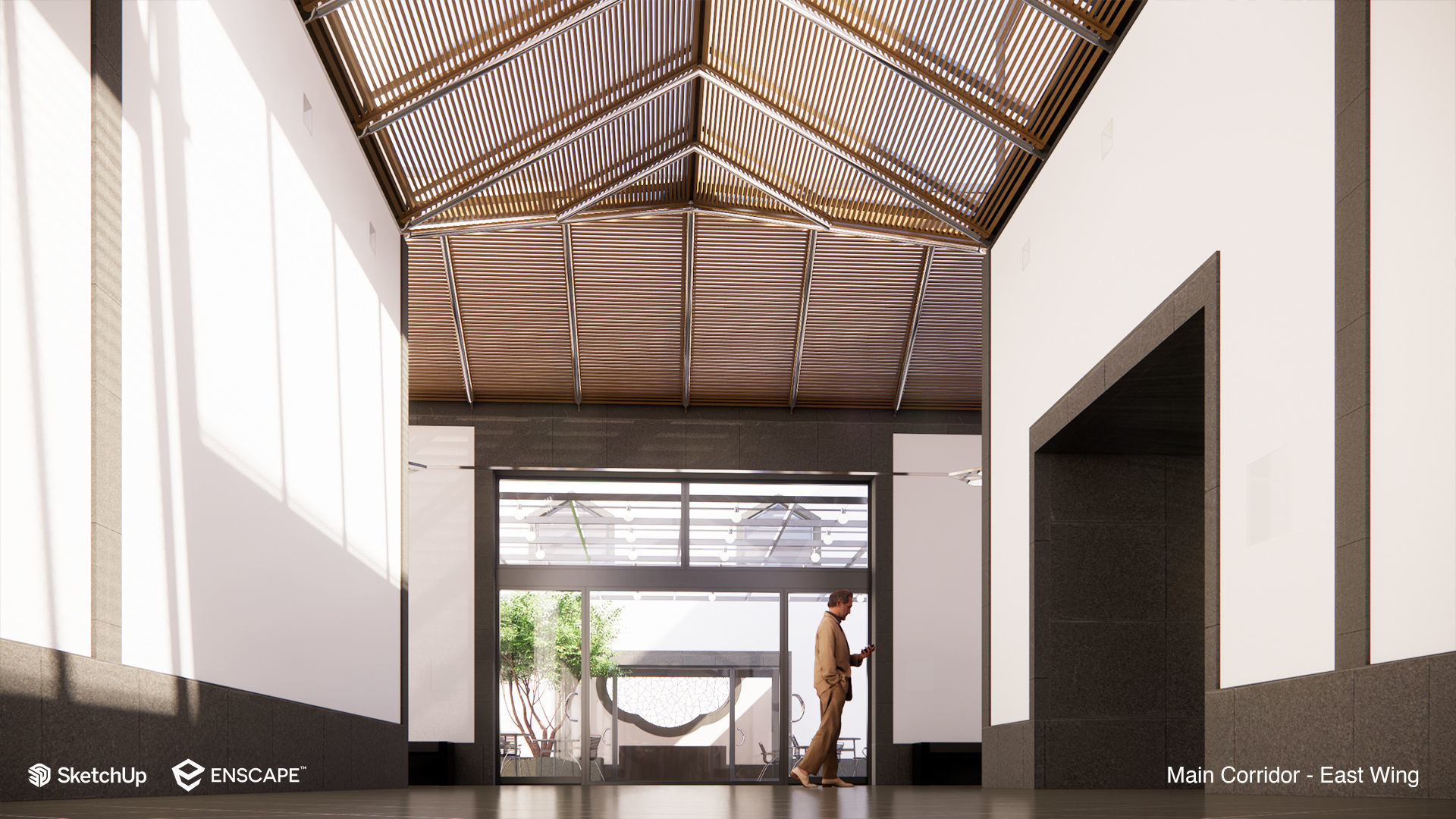 Suzhou Museum - Entire building and Art galleries 3D model_59