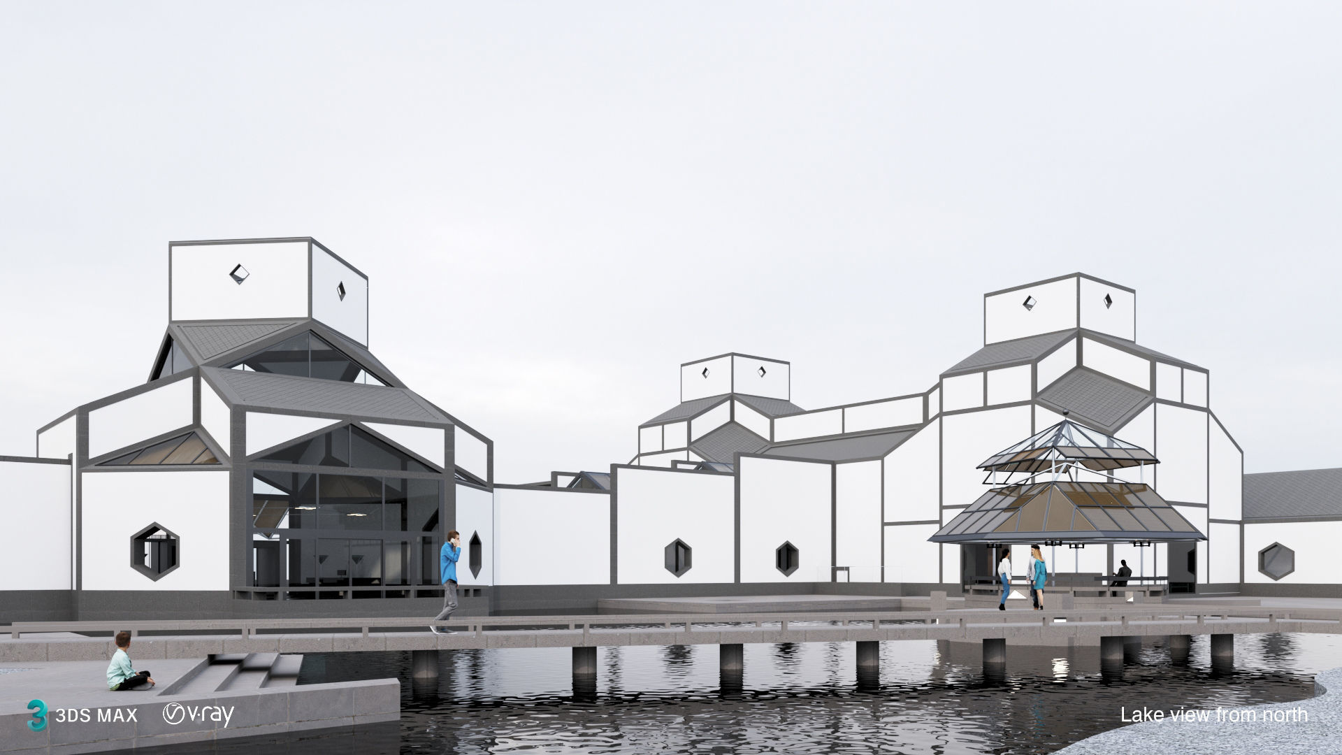 Suzhou Museum - Entire building and Art galleries 3D model_8