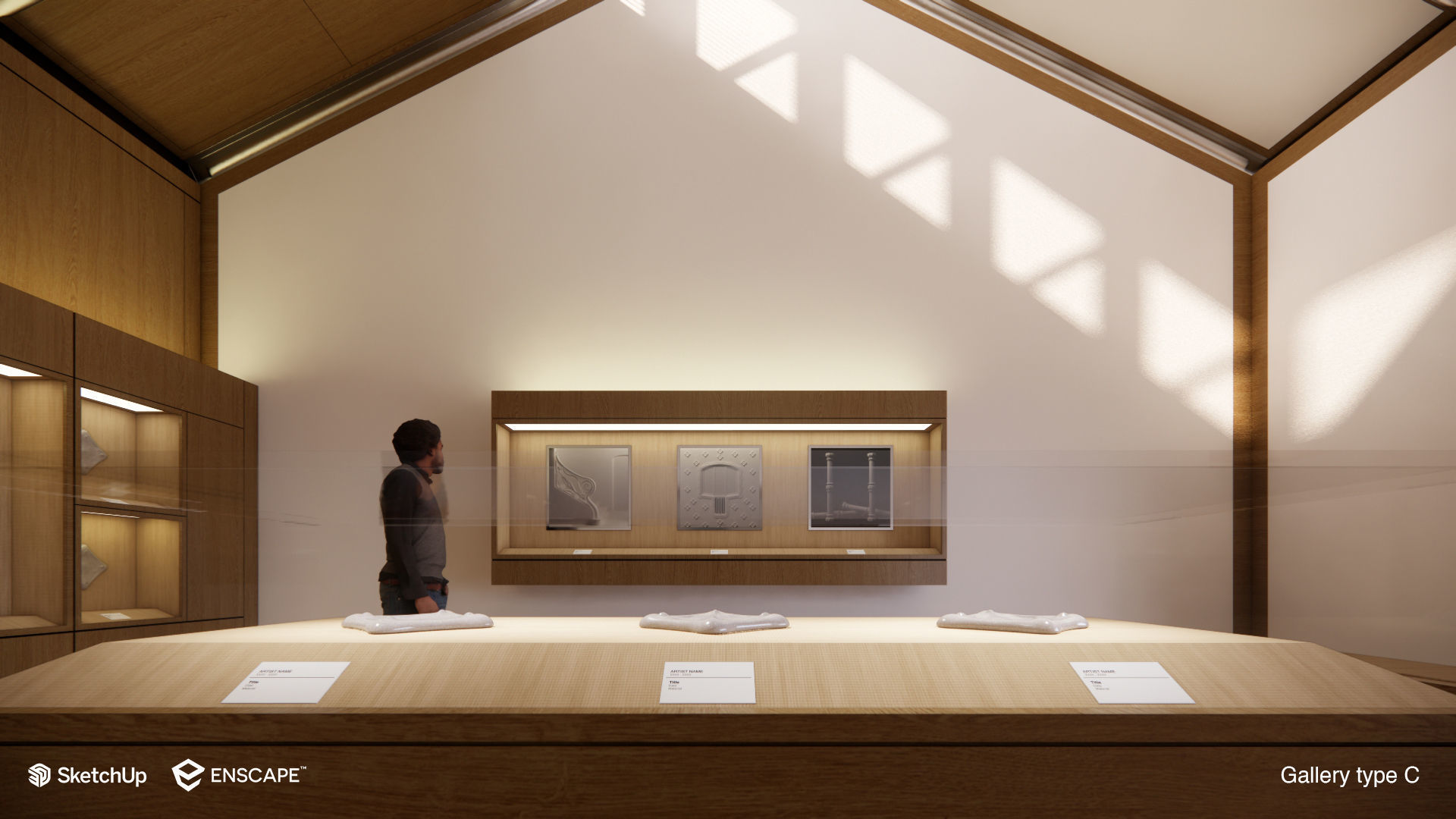 Suzhou Museum - Entire building and Art galleries 3D model_35
